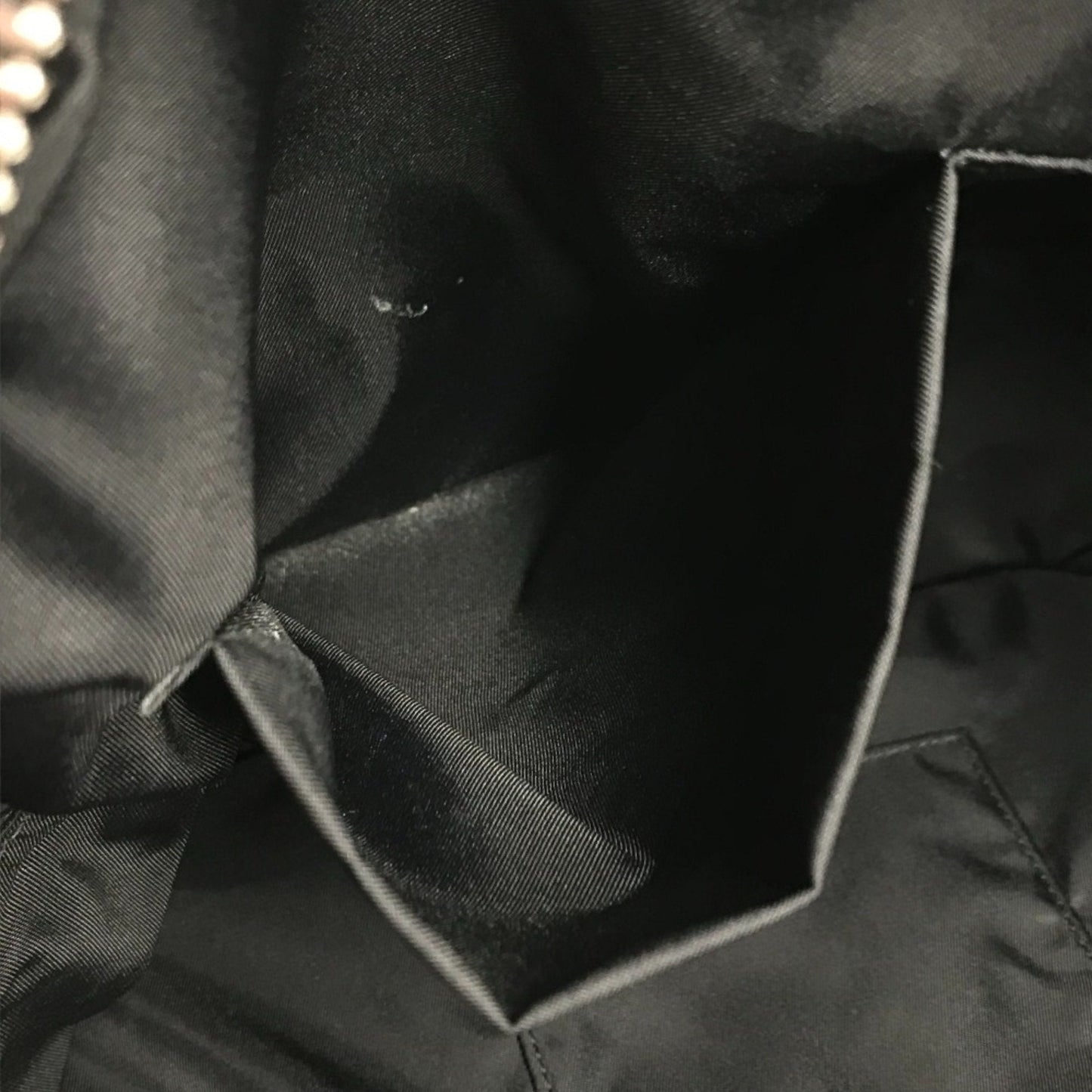 Gucci Black Leather Canvas Handbag Shoulder Bag Tote Bag
