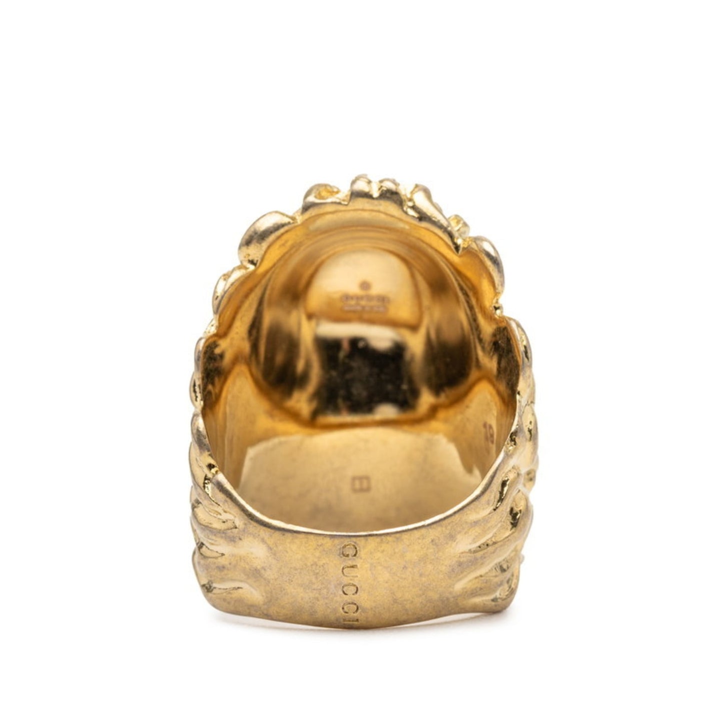 Gucci Gold Gold Plating Band Ring