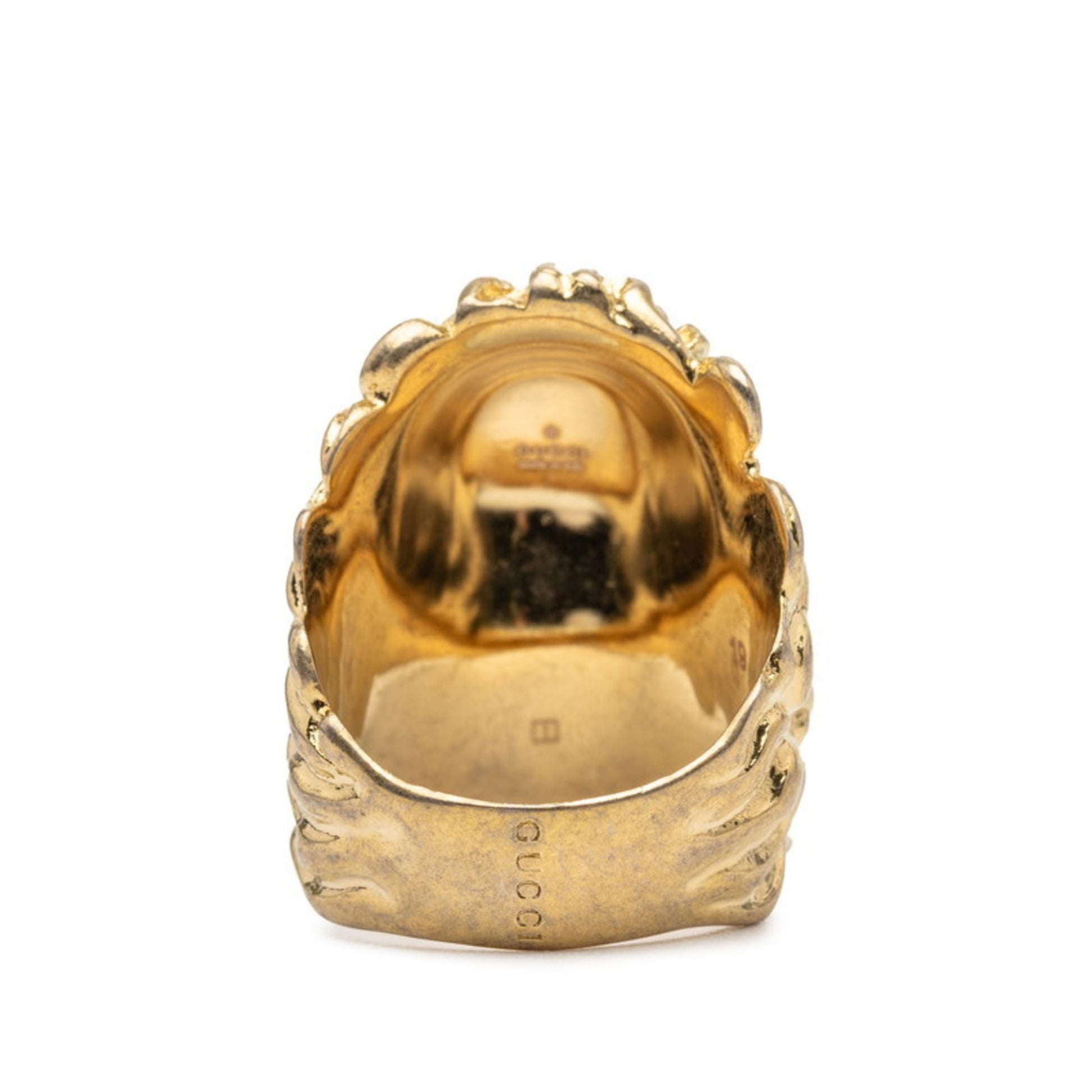 Gucci Gold Gold Plating Band Ring