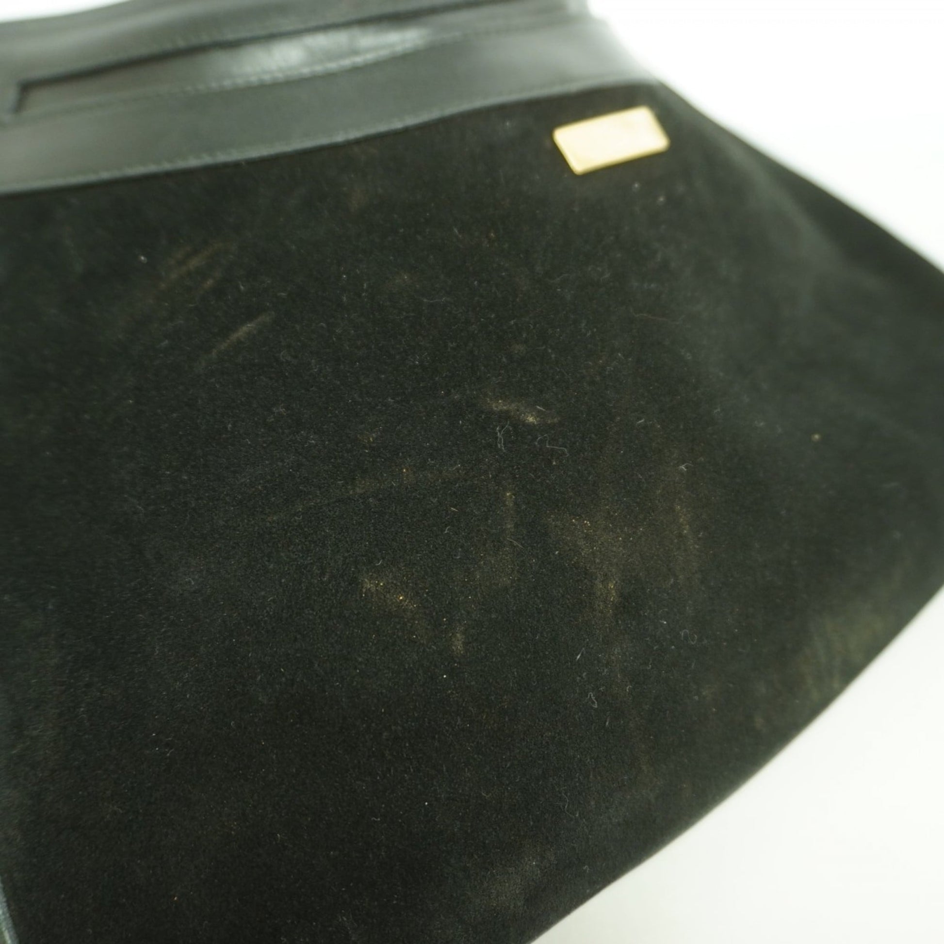 Gucci Black Suede Shoulder Bag