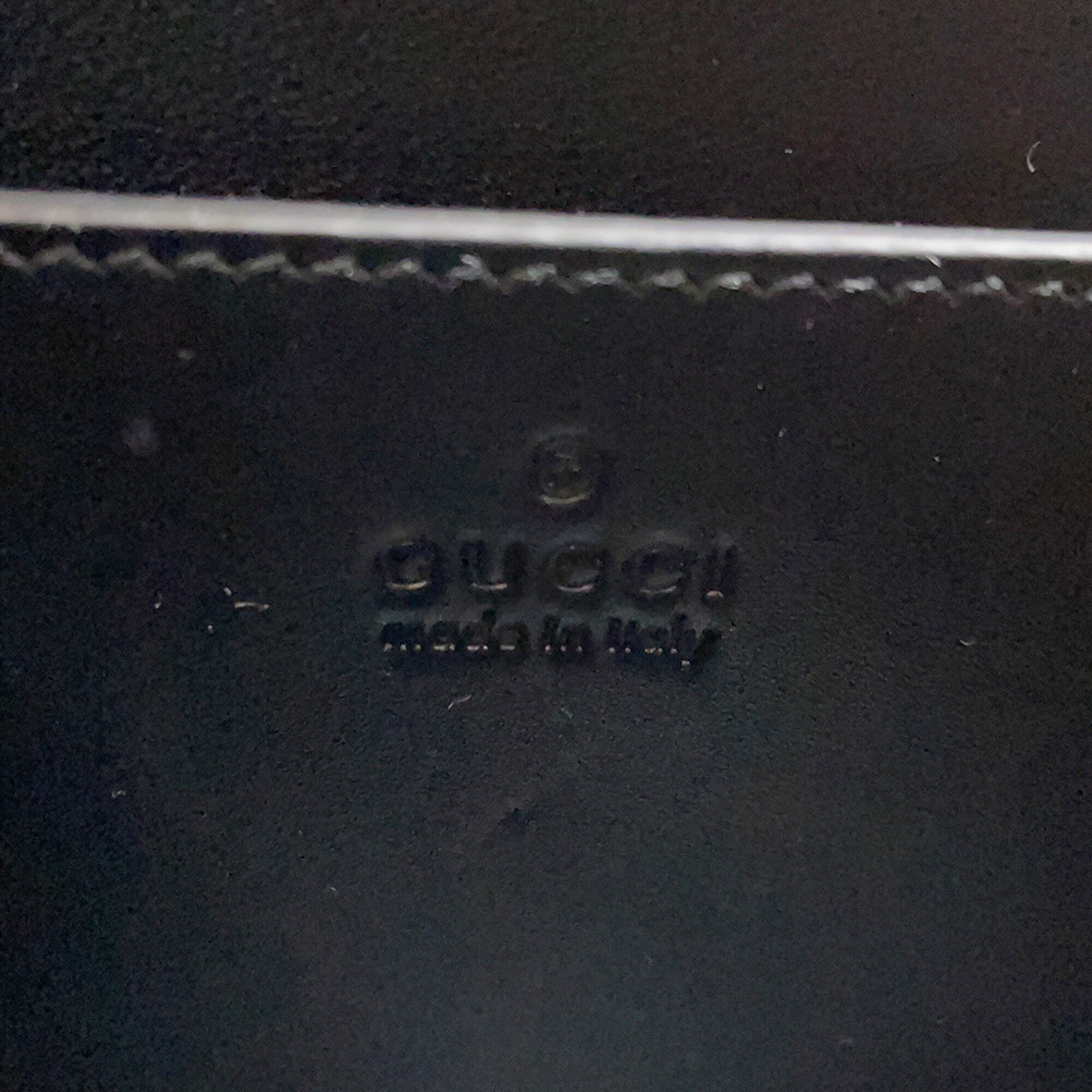 Gucci Black Leather Handbag Shoulder Bag Tote Bag