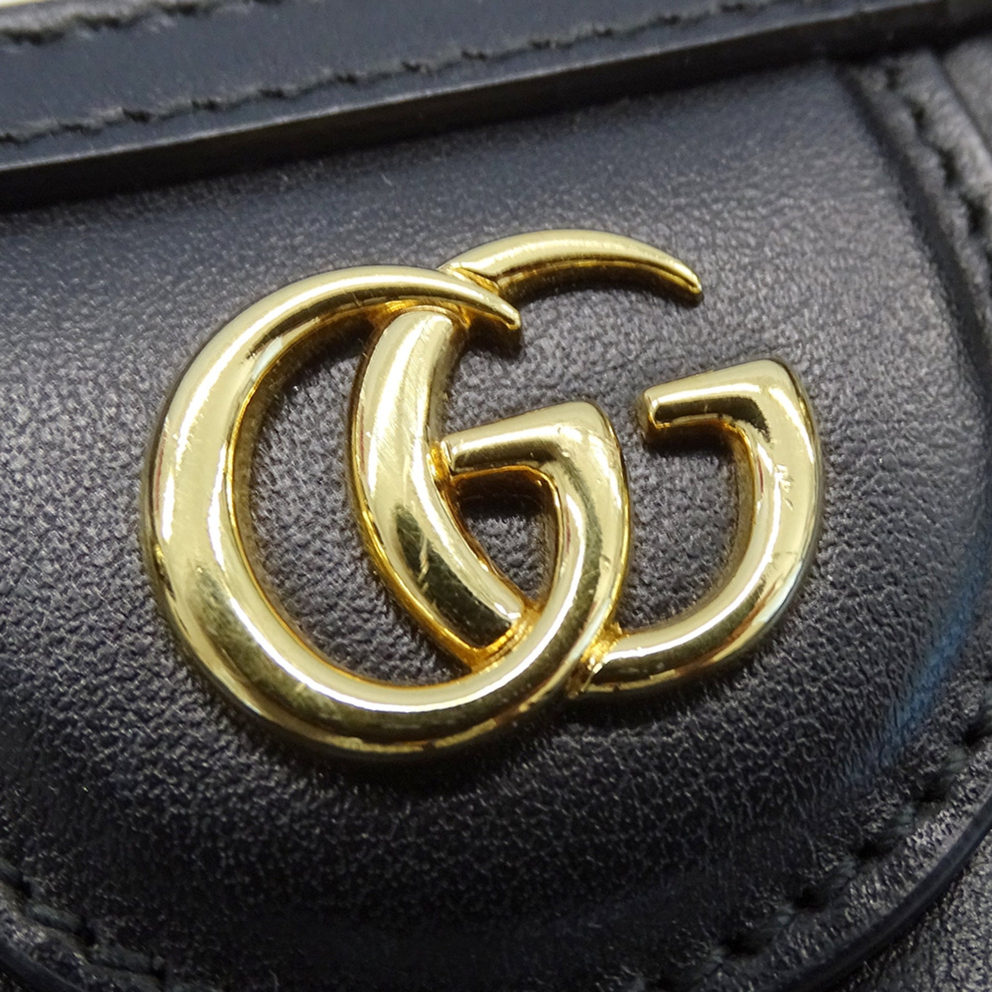 Gucci Black Leather Handbag Shoulder Bag