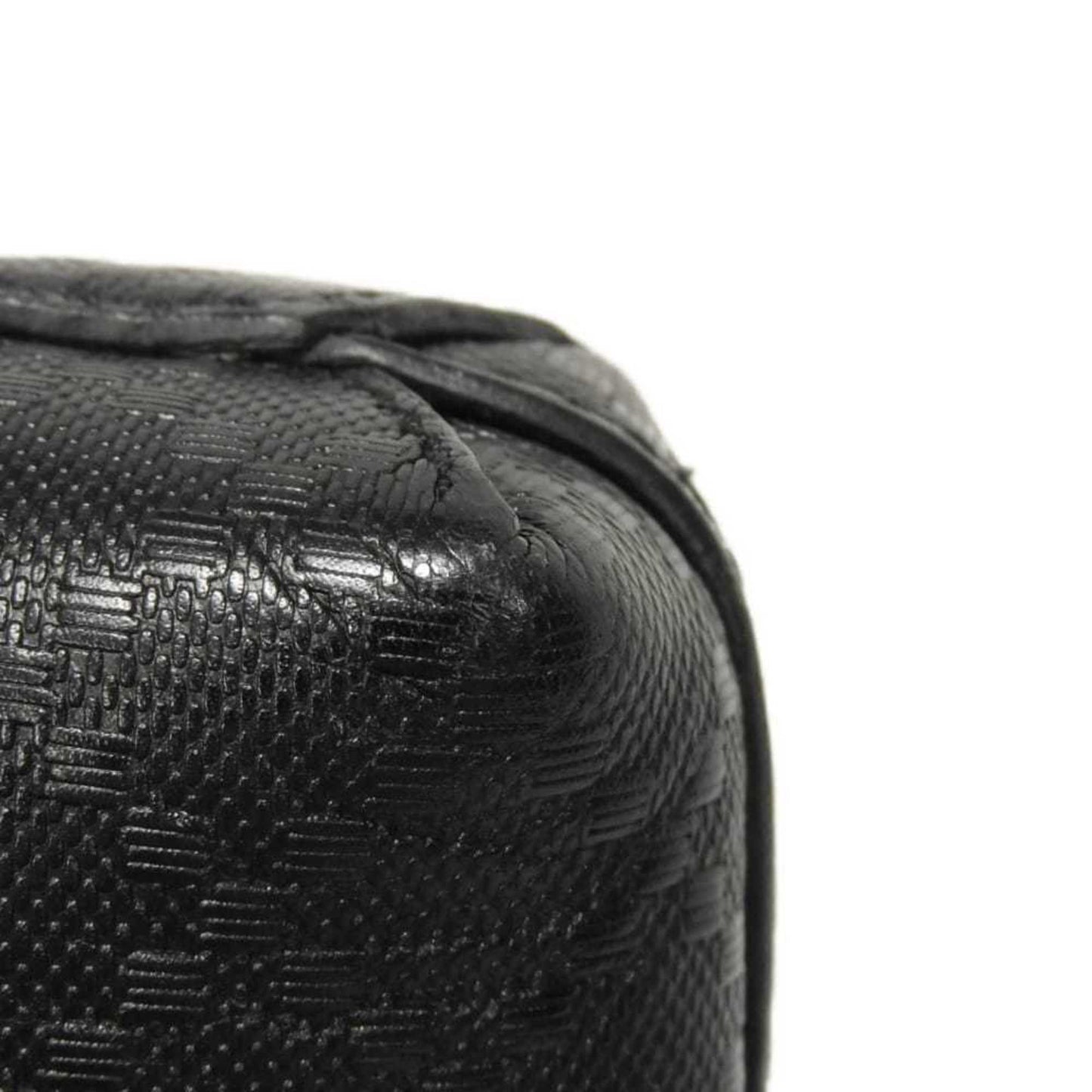 Gucci Diamante Black Leather Messenger Bag Shoulder Bag