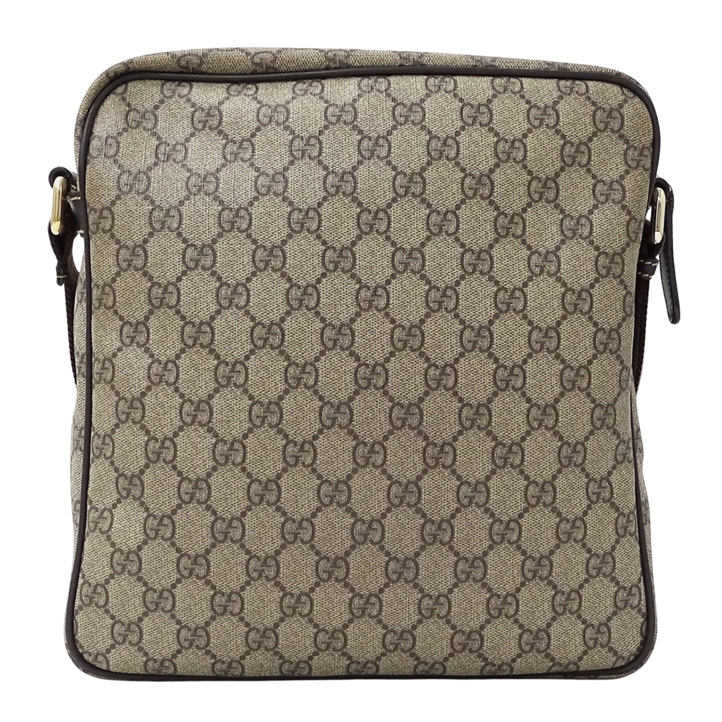 Gucci Beige Brown Gg Supreme Shoulder Bag