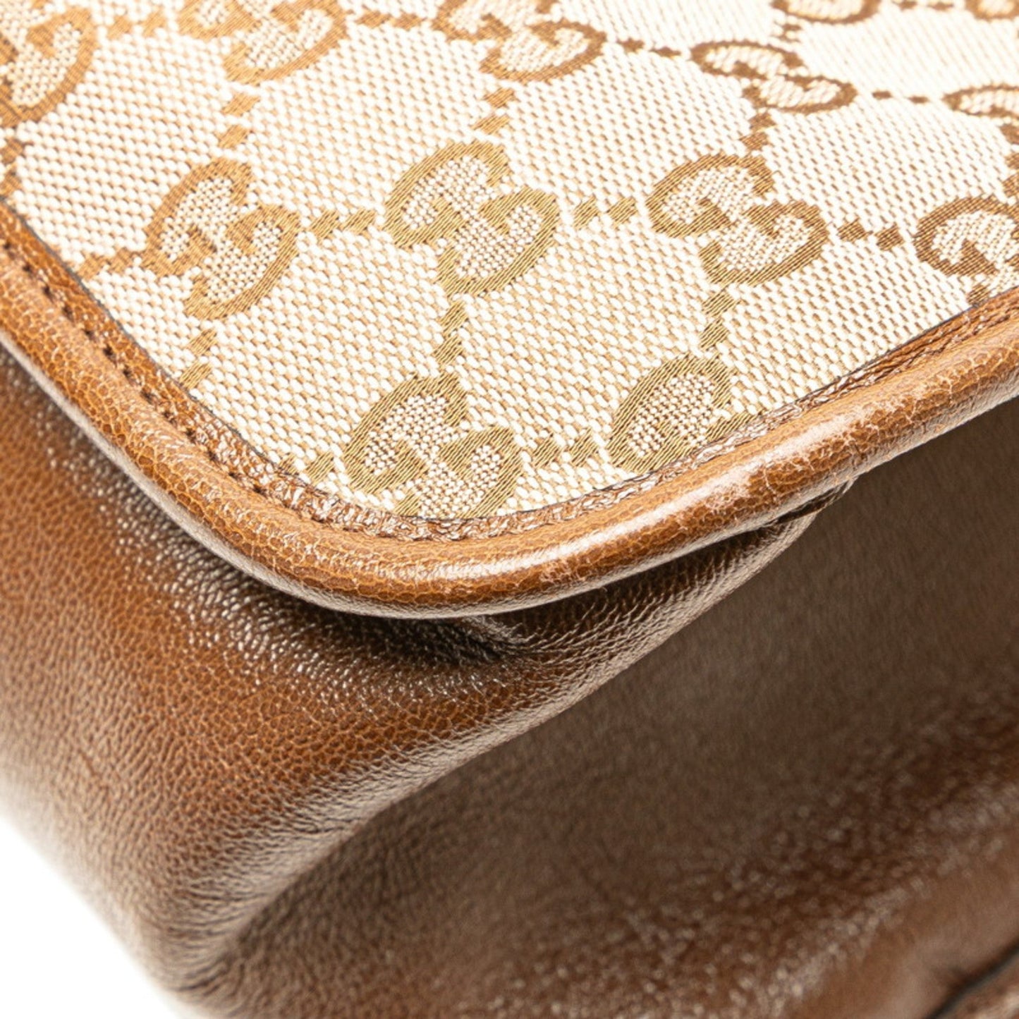 Gucci Gg Canvas Beige Brown Gg Canvas Tote Bag