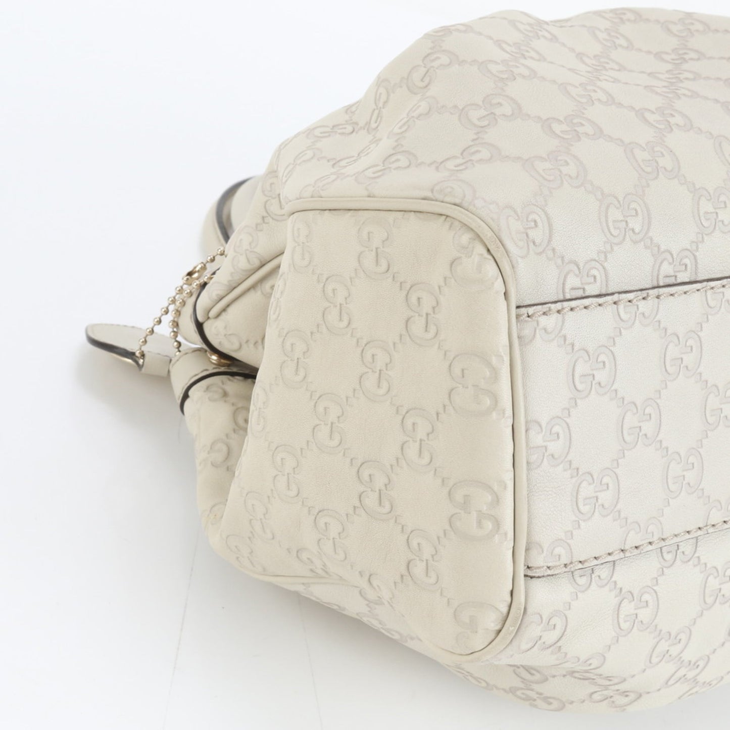 Gucci Ivory Leather Tote Bag