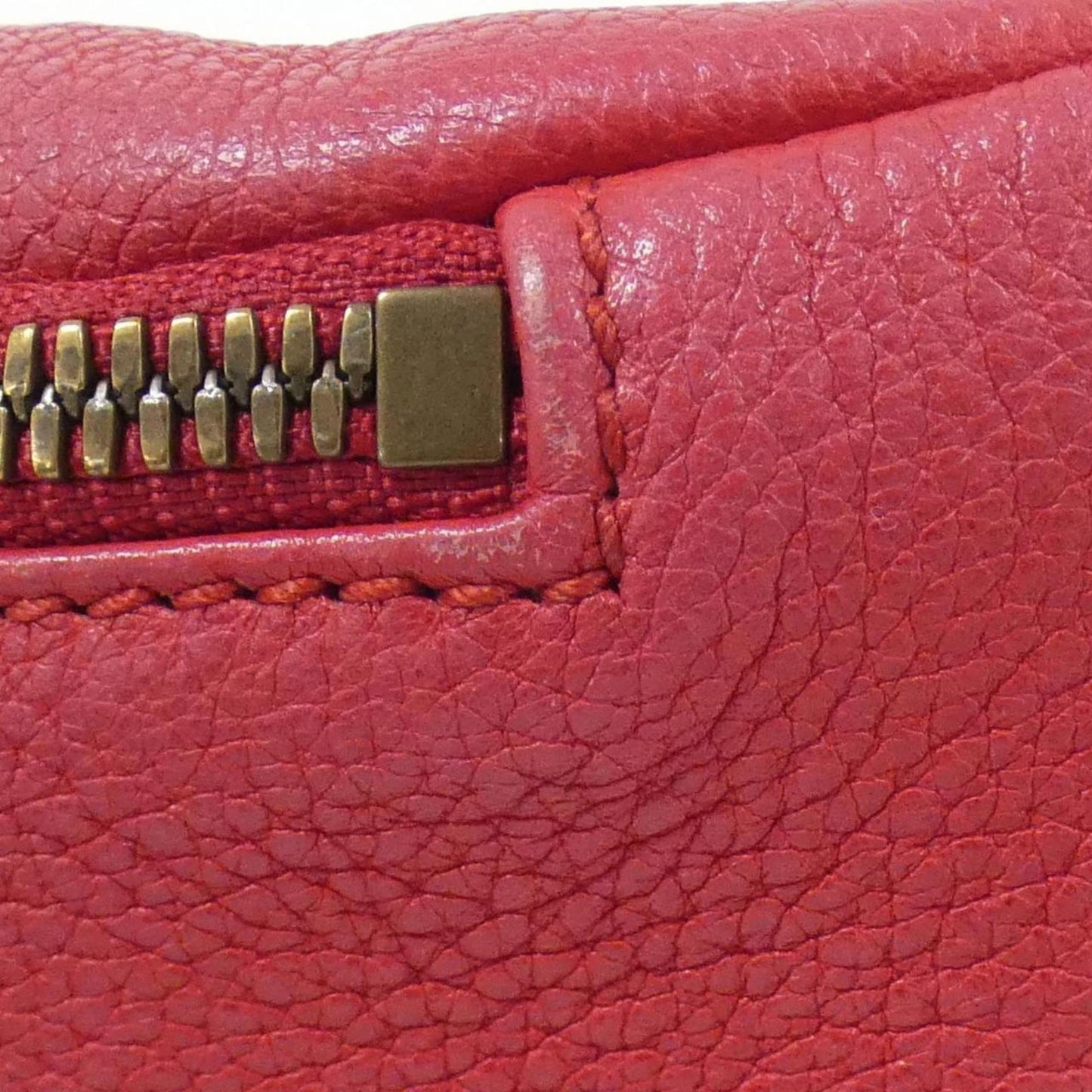 Gucci Red Color Leather Fanny Pack