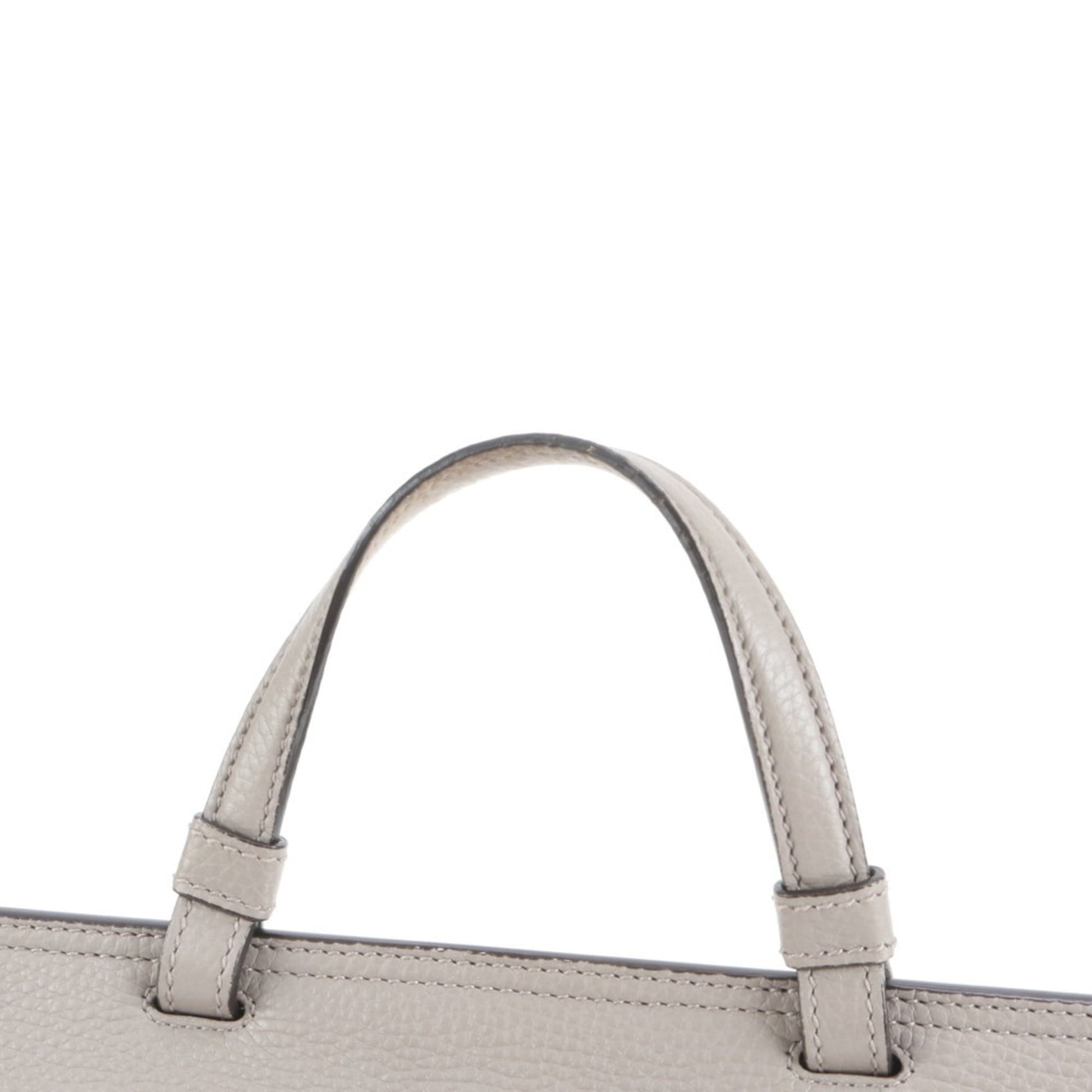 Gucci Gray Leather Handbag