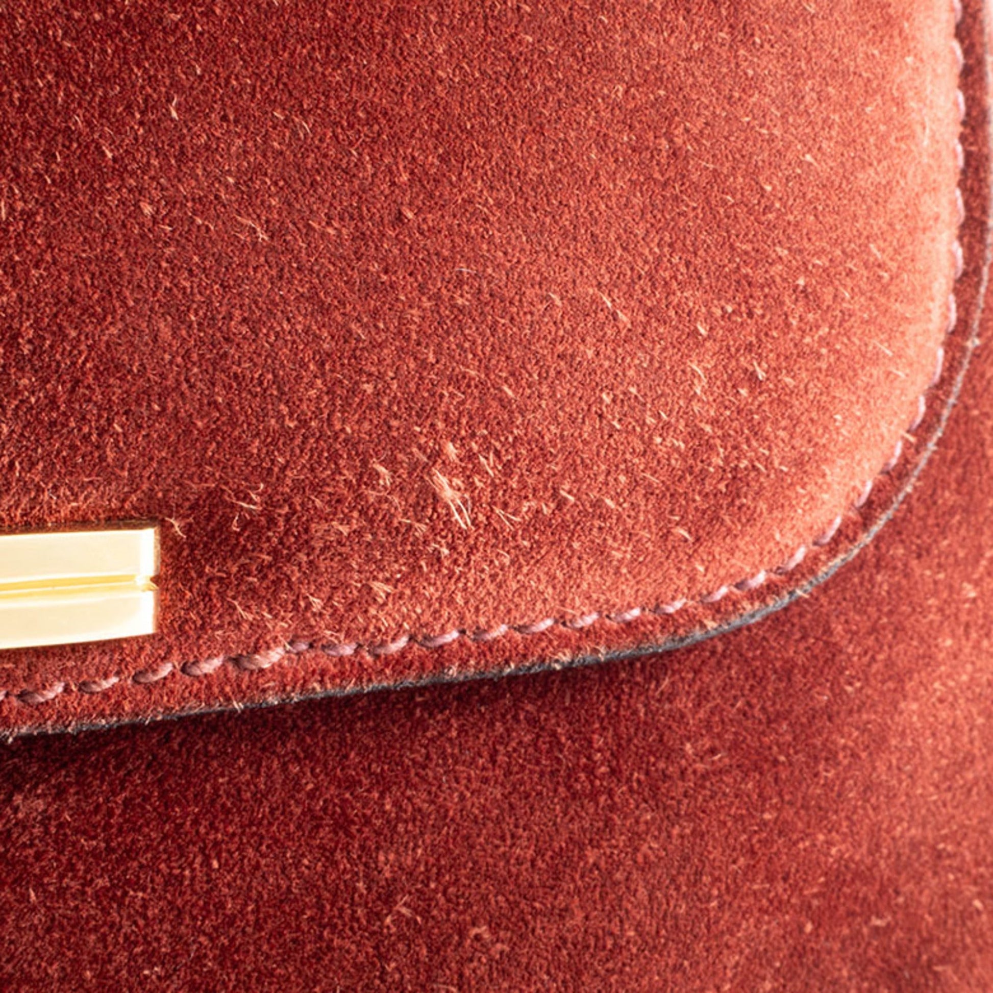 Gucci Brown Suede Handbag