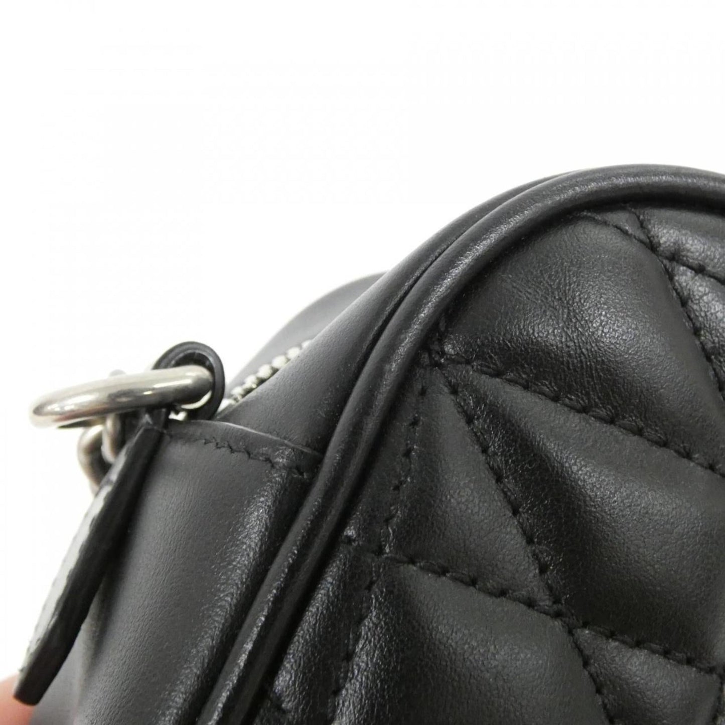 Gucci Black Leather Shoulder Bag