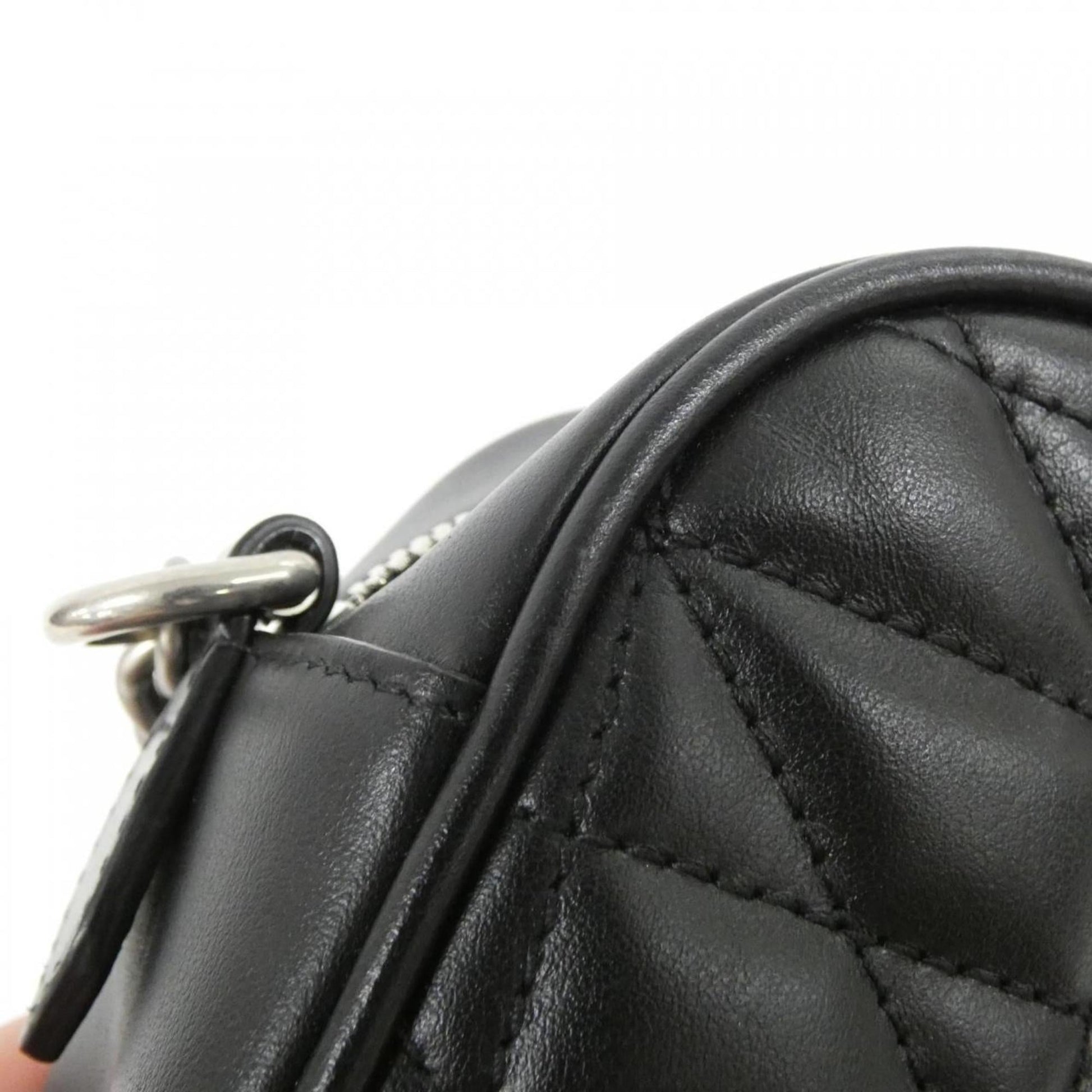 Gucci Black Leather Shoulder Bag