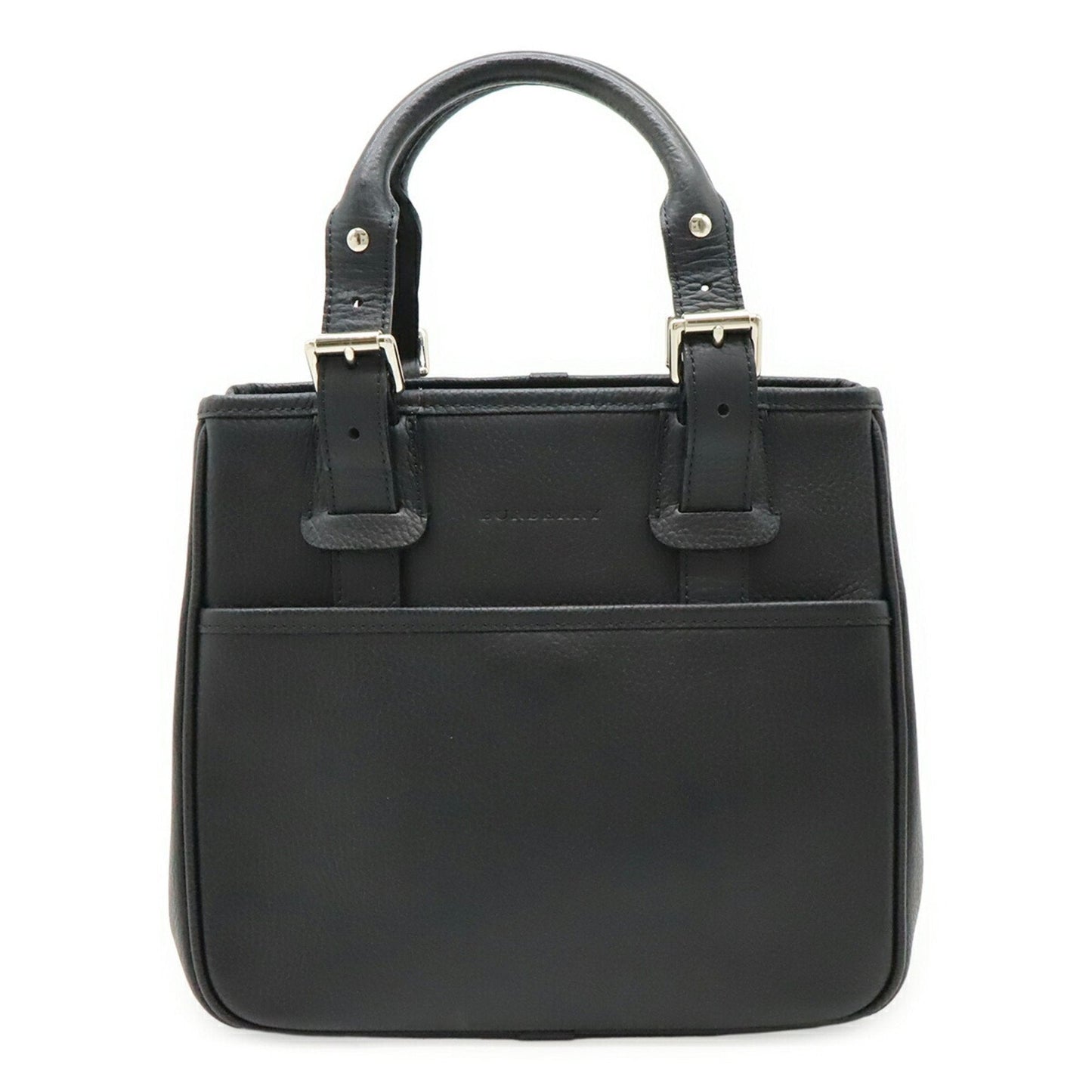 Burberry Handbag Tote Bag Leather Black