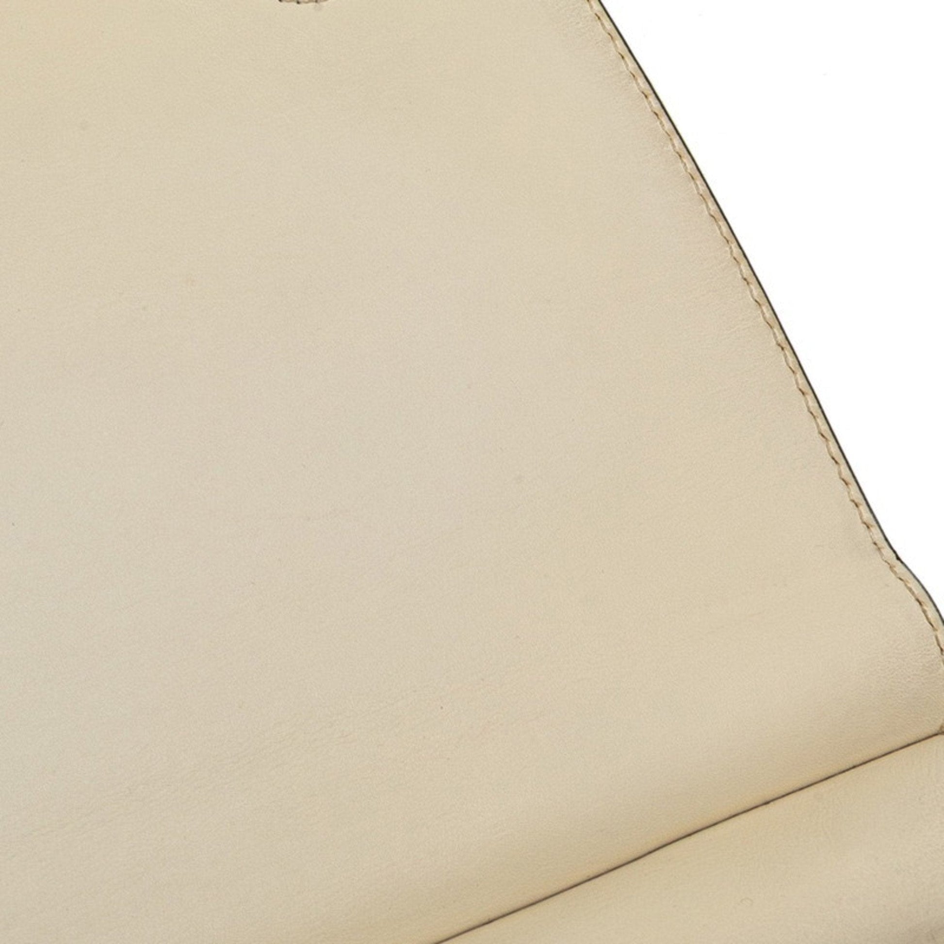 Gucci Gray White Leather Shoulder Bag