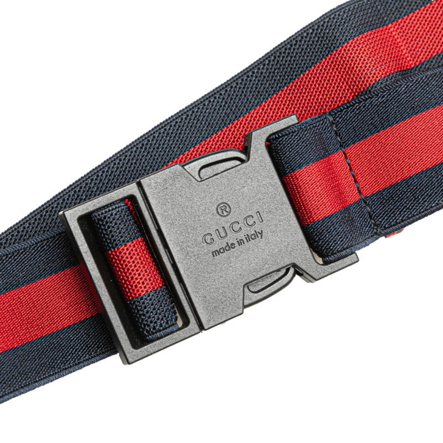 Gucci Red Color Canvas Leather Sling Bag