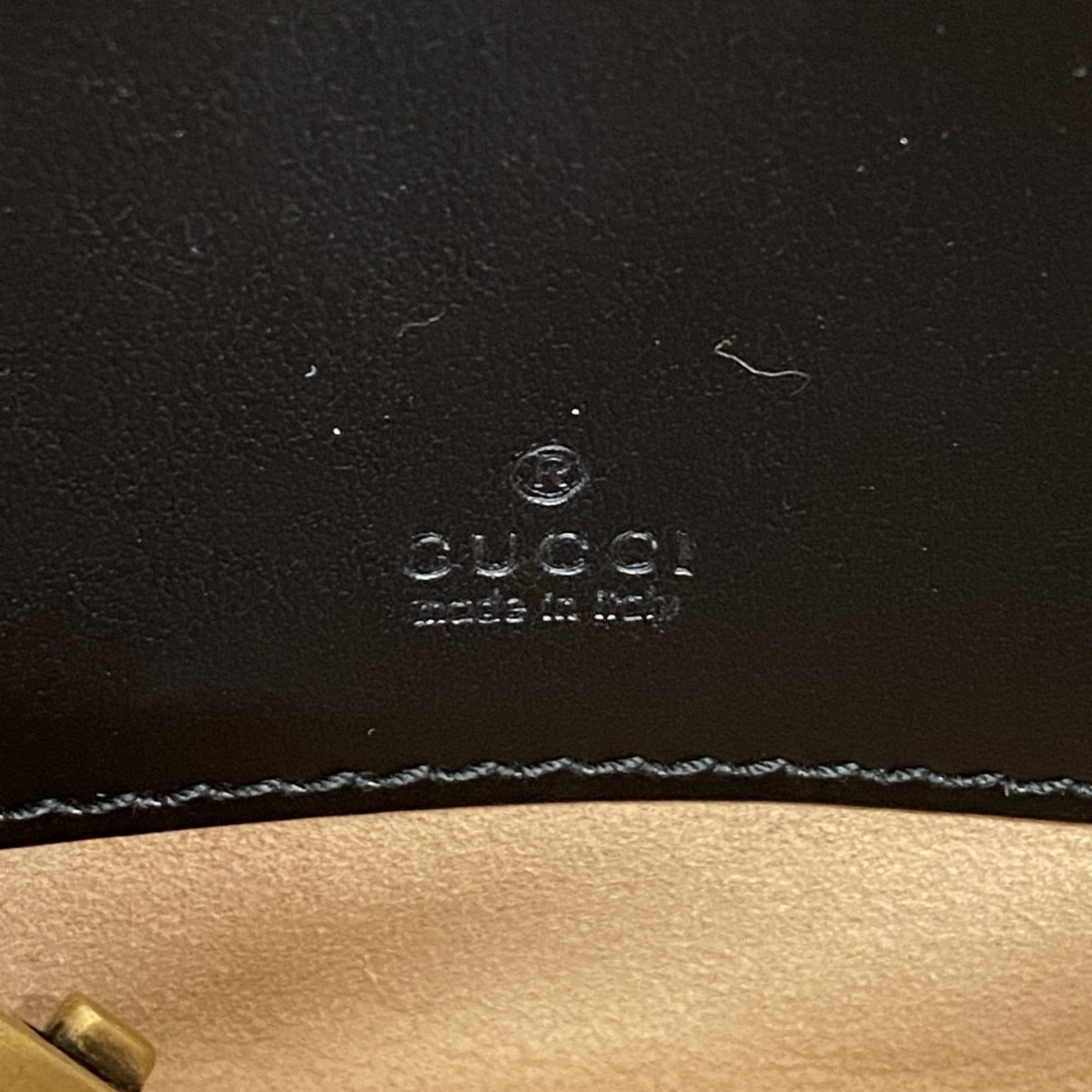 Gucci Black Leather Shoulder Bag