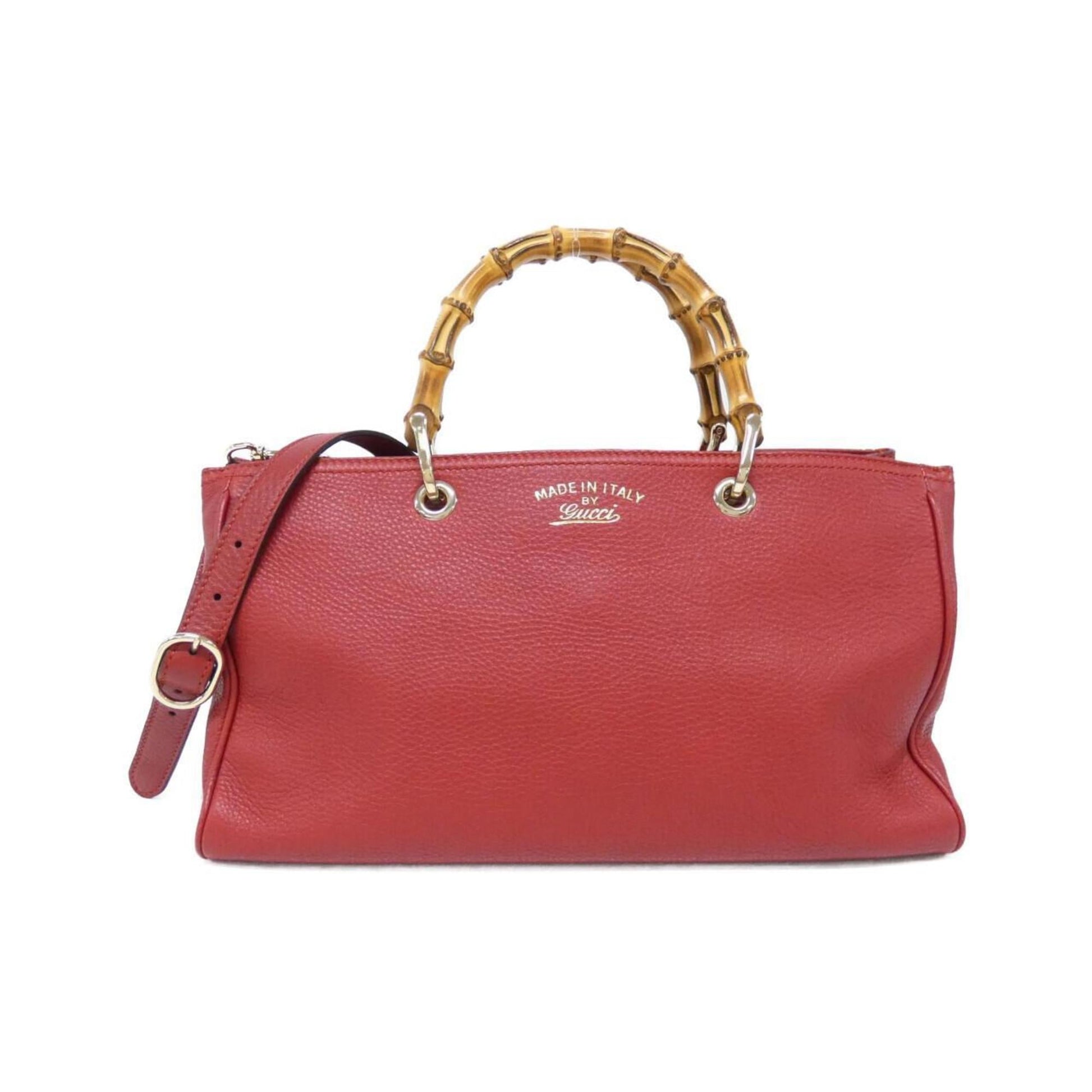 Gucci Dark Red Leather Handbag
