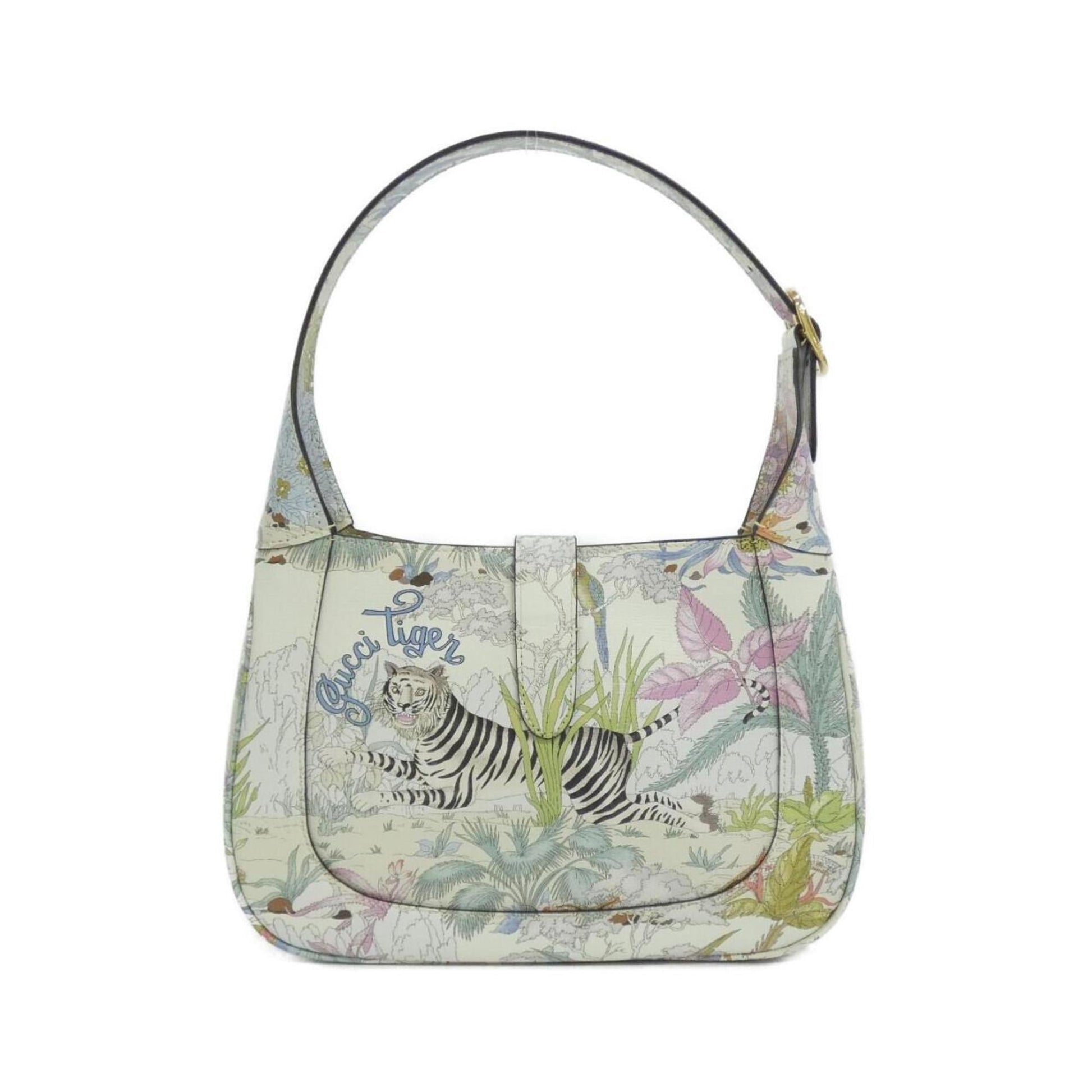 Gucci Off-White Leather Shoulder Bag