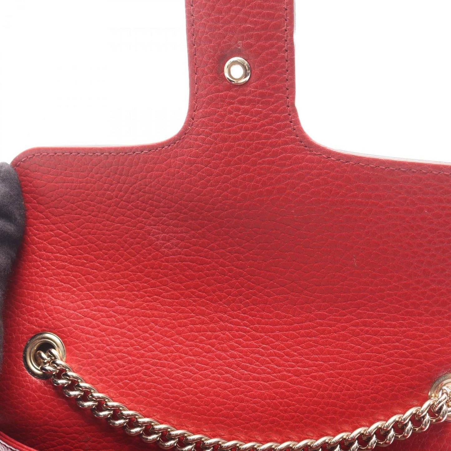 Gucci Red Color Leather Shoulder Bag
