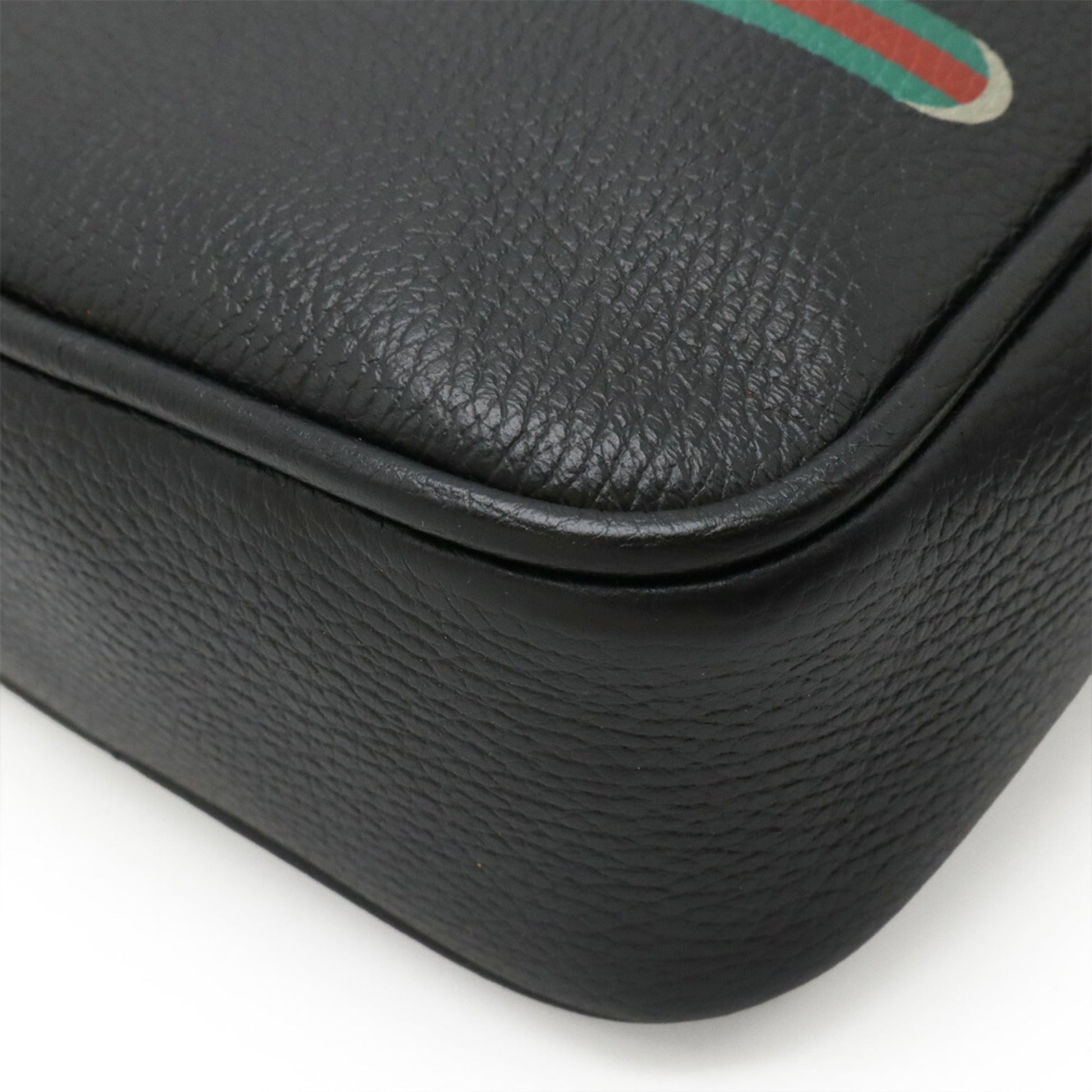 Gucci Black Leather Shoulder Bag