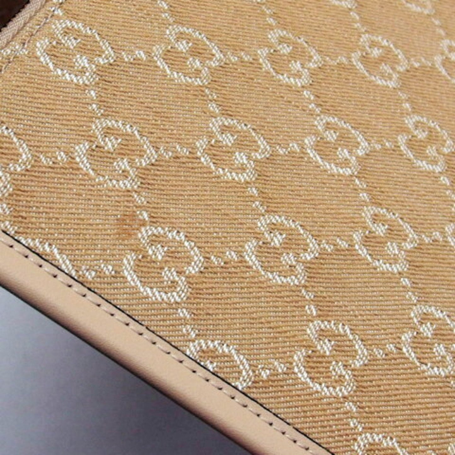 Gucci Ophidia Beige Canvas Handbag Tote Bag