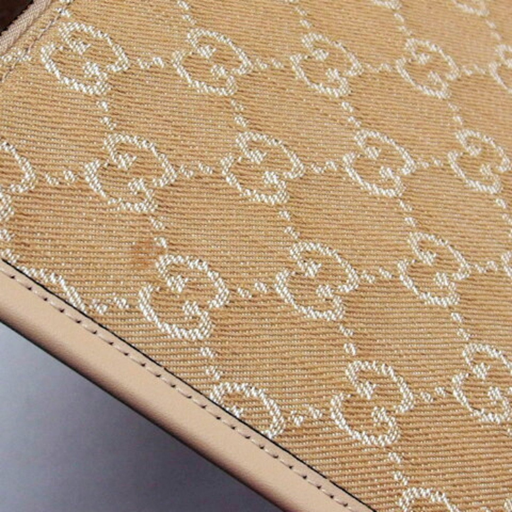 Gucci Ophidia Beige Canvas Handbag Tote Bag