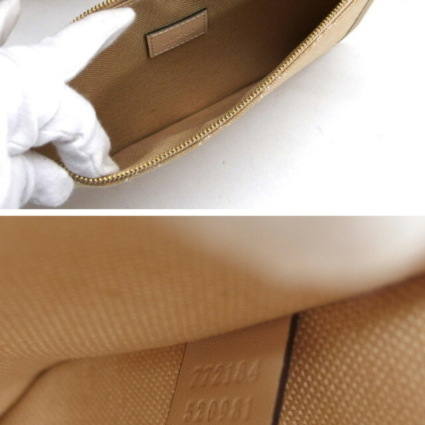 Gucci Ophidia Beige Canvas Handbag Tote Bag