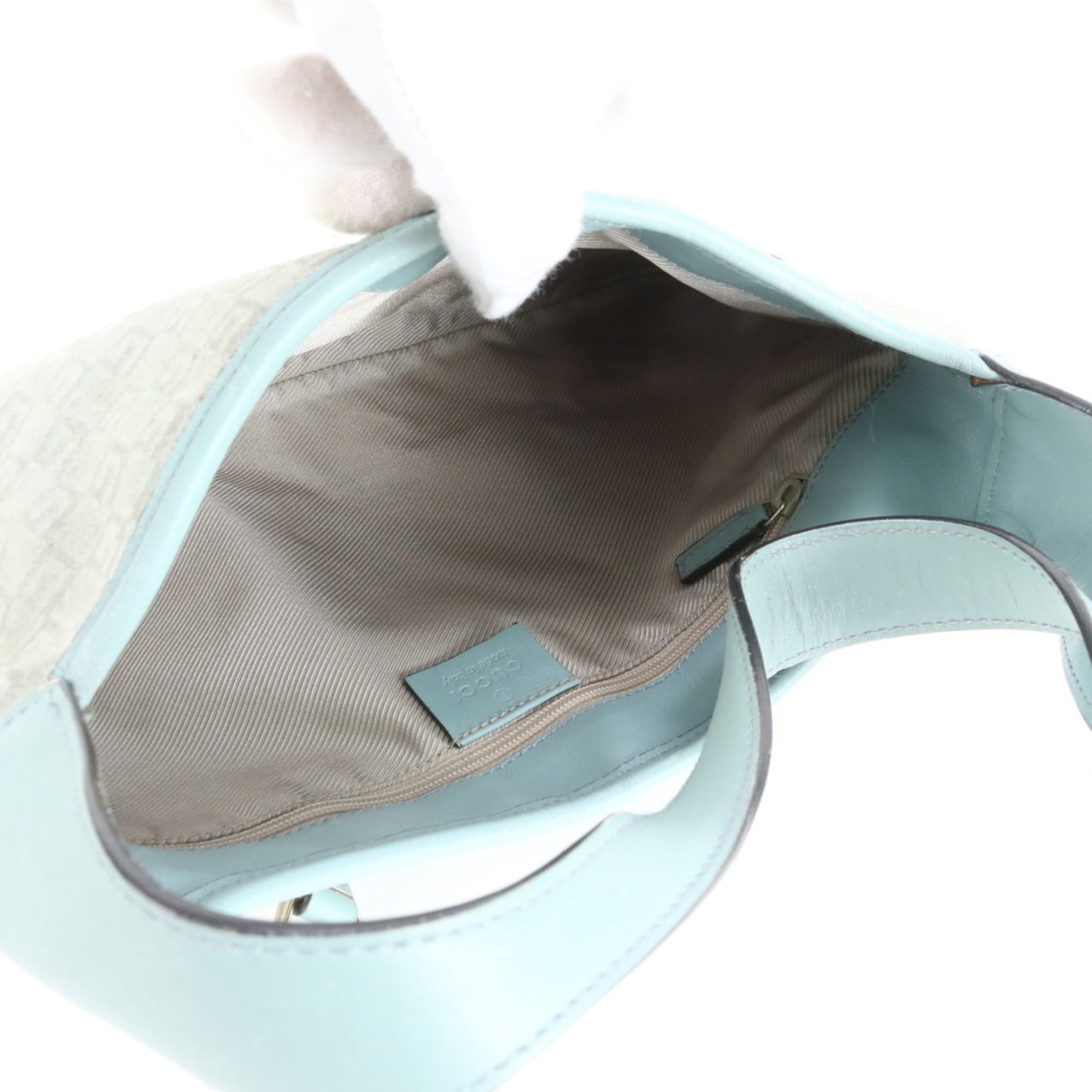 Gucci Green Leather Shoulder Bag