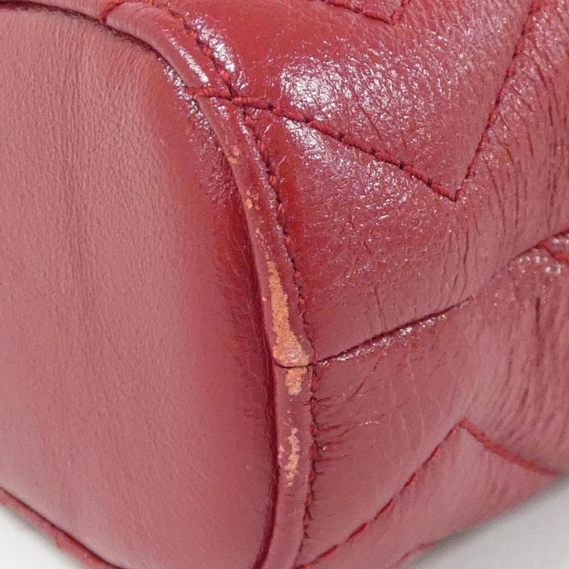 Gucci Red Color Leather Shoulder Bag