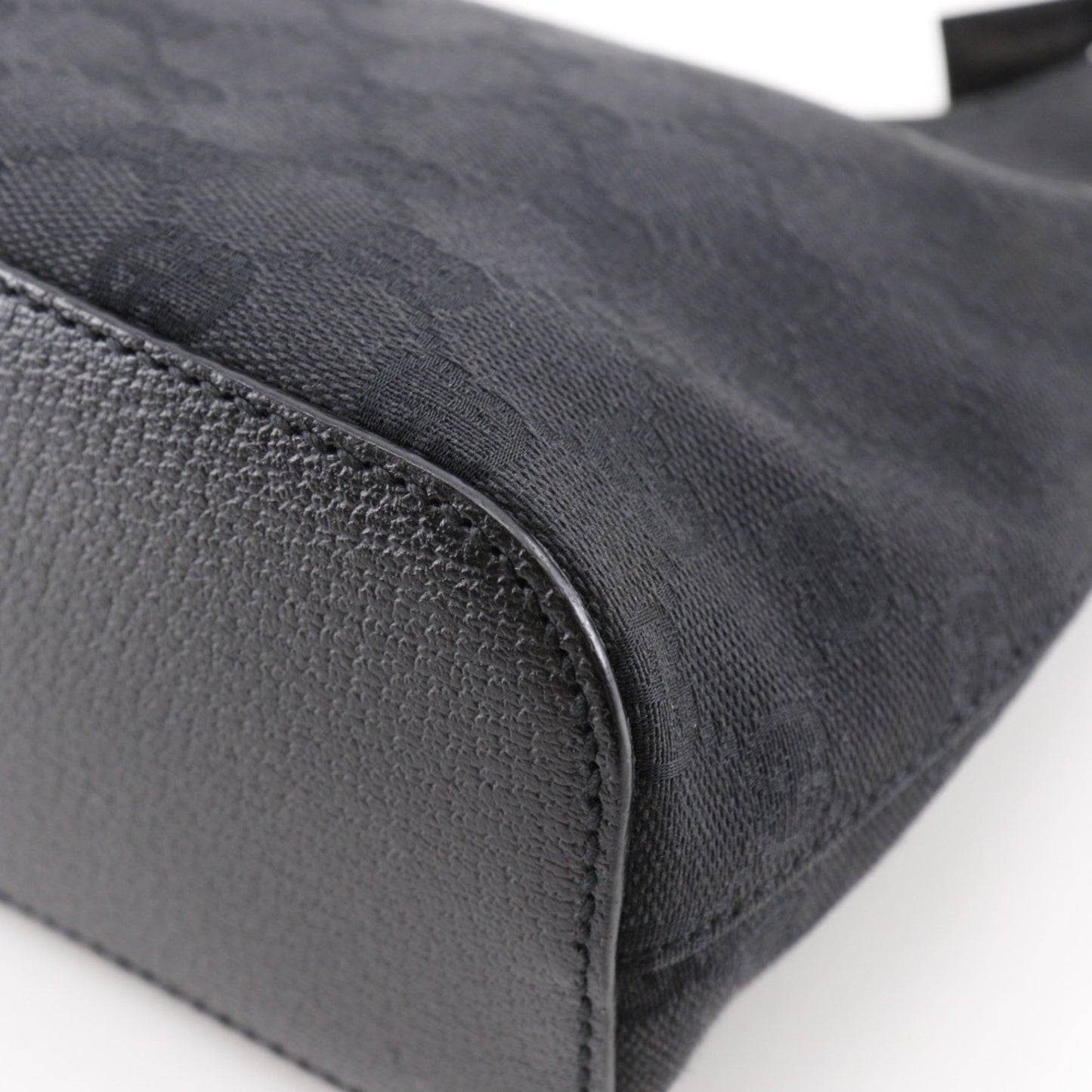 Gucci Gg Canvas Black Gg Canvas Shoulder Bag