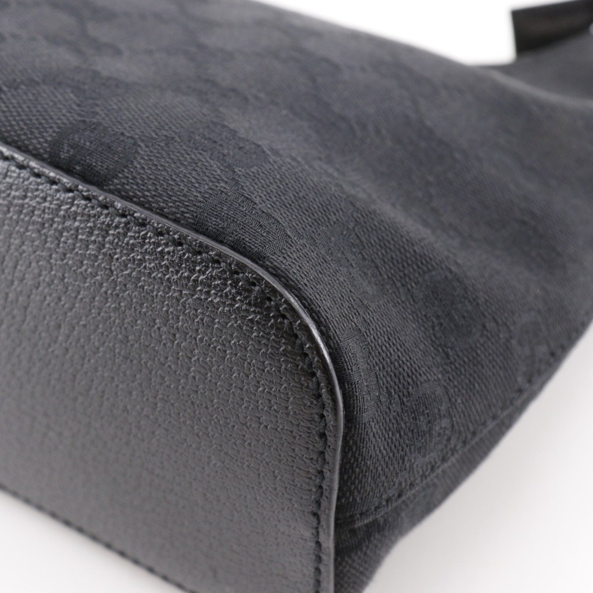 Gucci Gg Canvas Black Gg Canvas Shoulder Bag