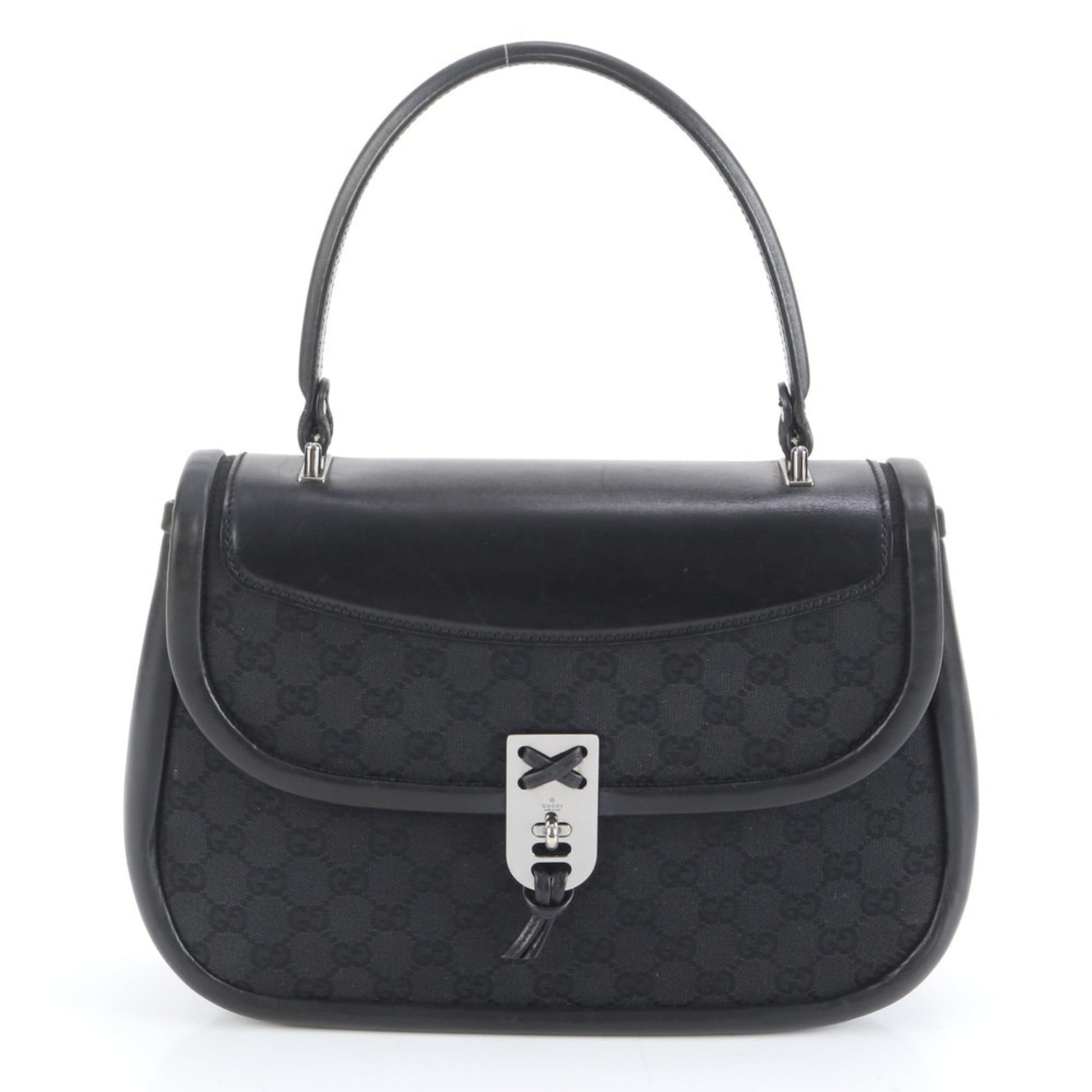 Gucci Black Leather Handbag