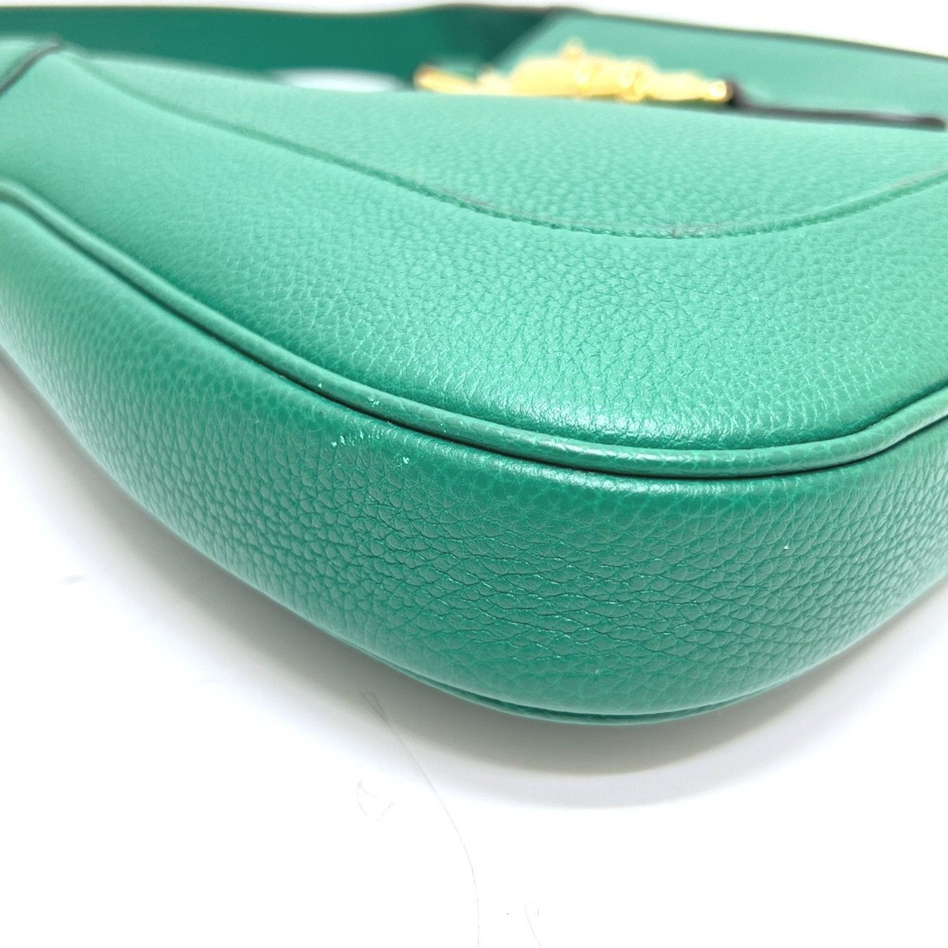 Gucci Green Leather Shoulder Bag