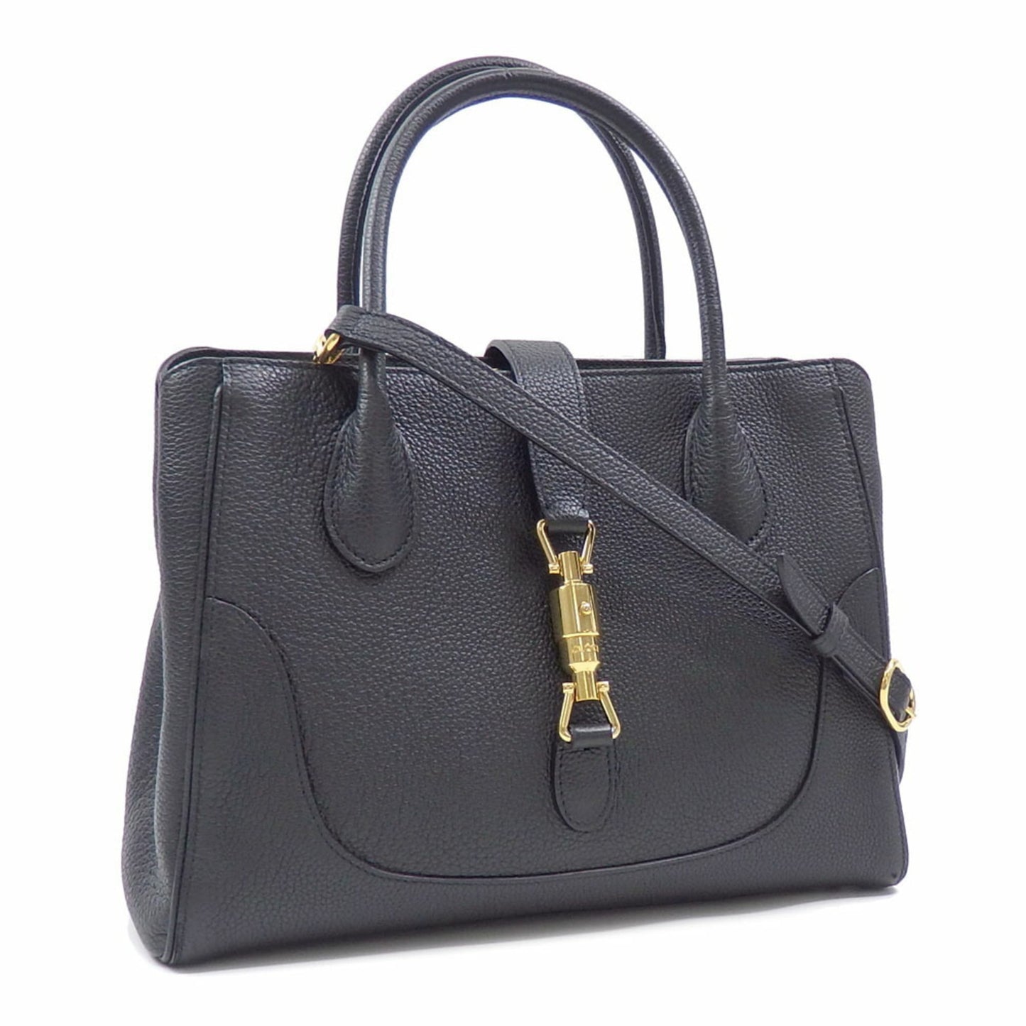 Gucci Black Leather Handbag