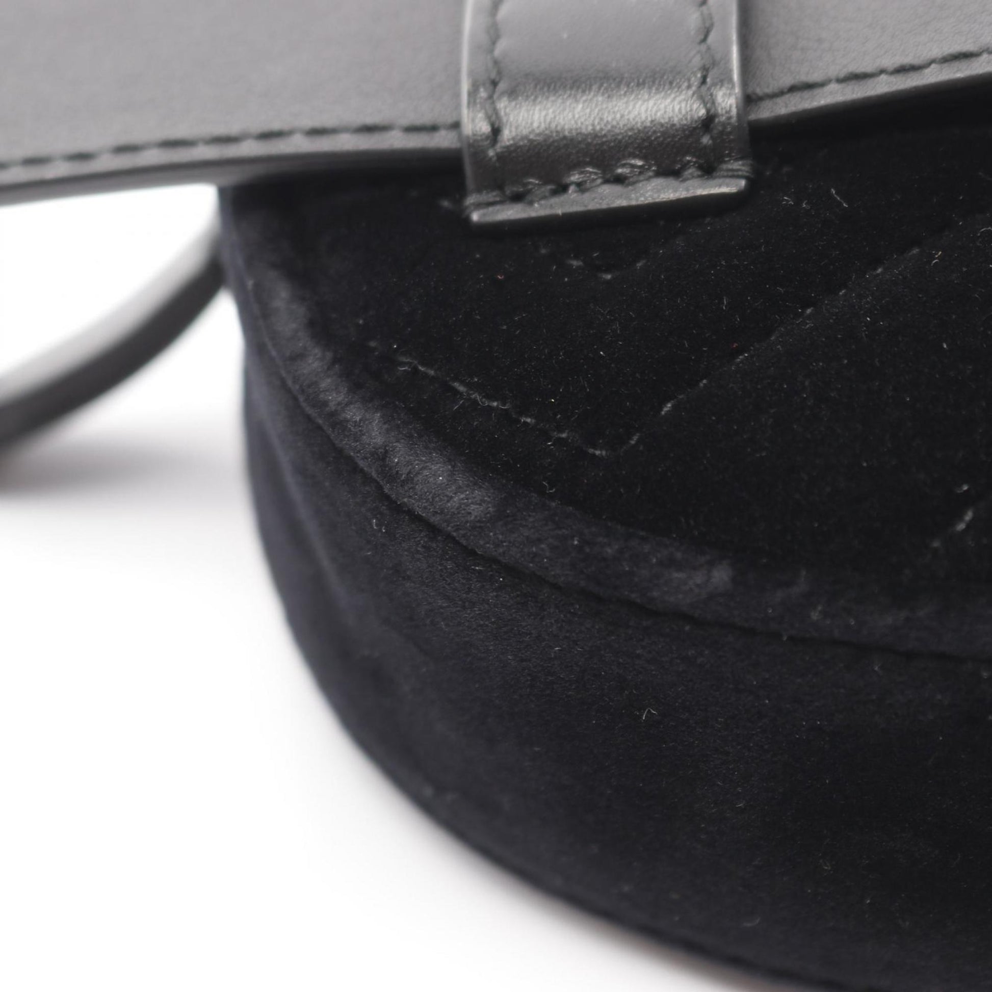 Gucci Black Fabric Leather Fanny Pack