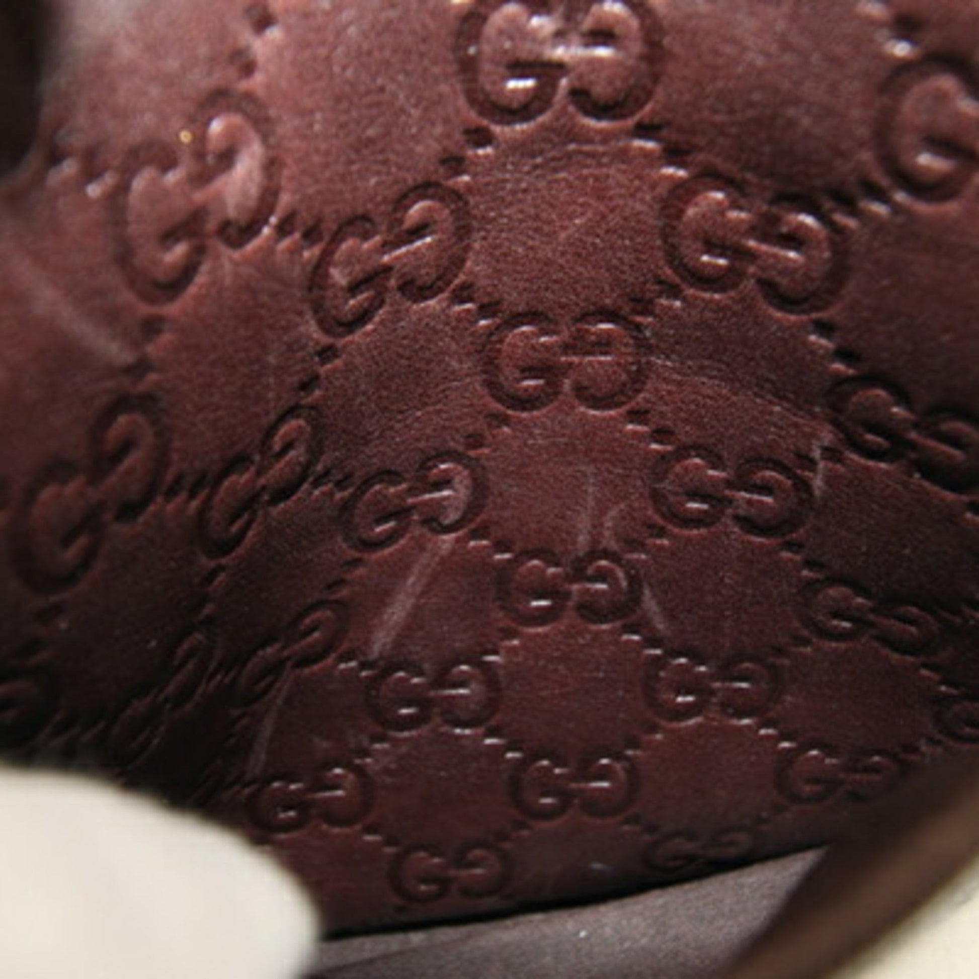 Gucci Dark Brown Leather Pochette Shoulder Bag