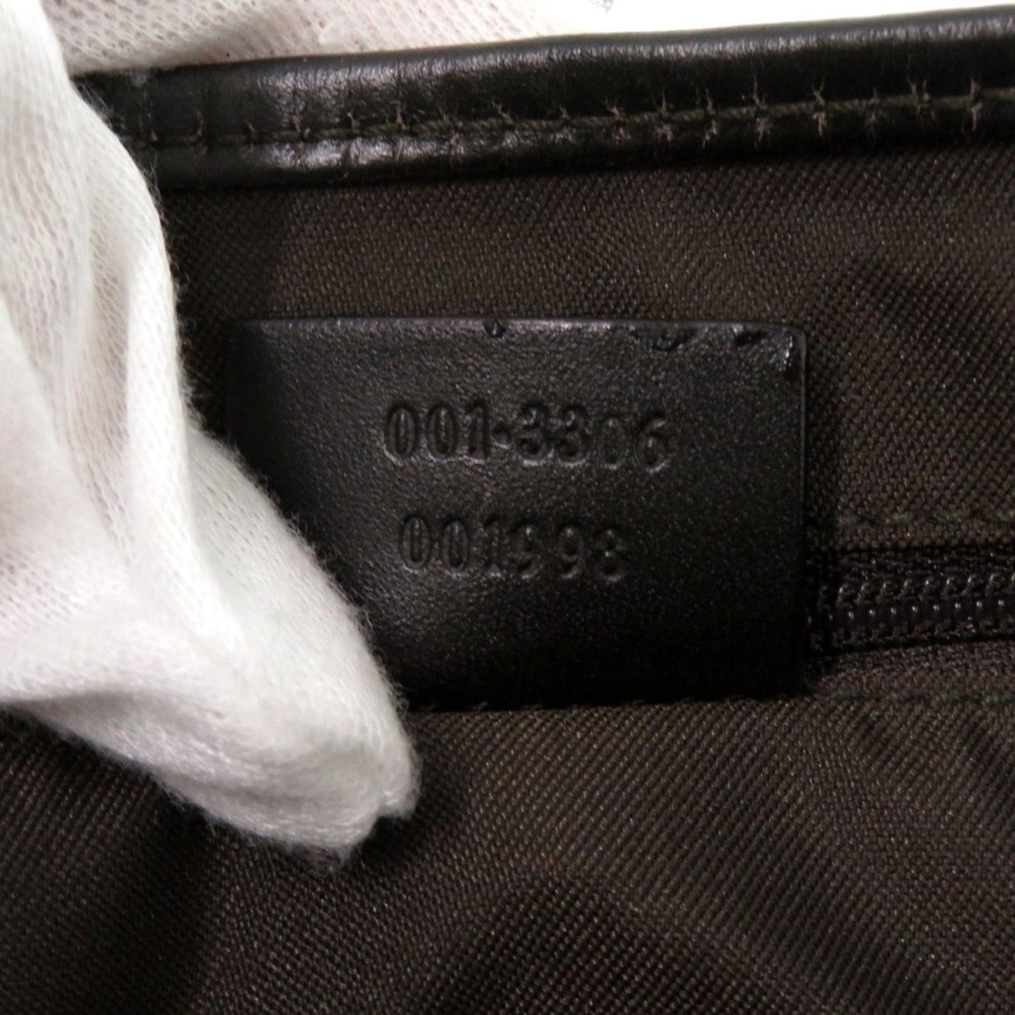 Gucci Beige Black Brown Gg Canvas Leather Shoulder Bag