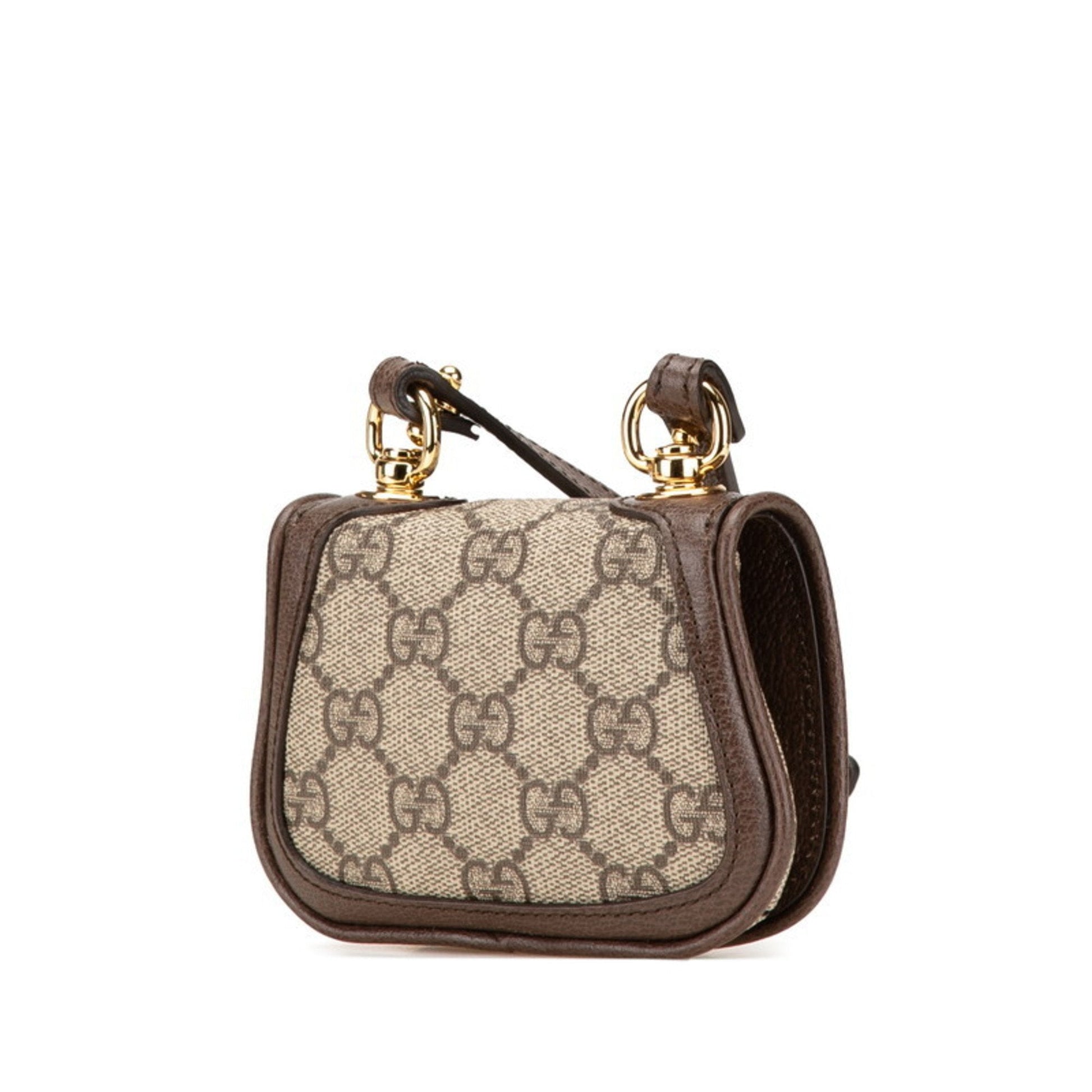 Gucci Brown Pvc Leather Shoulder Bag