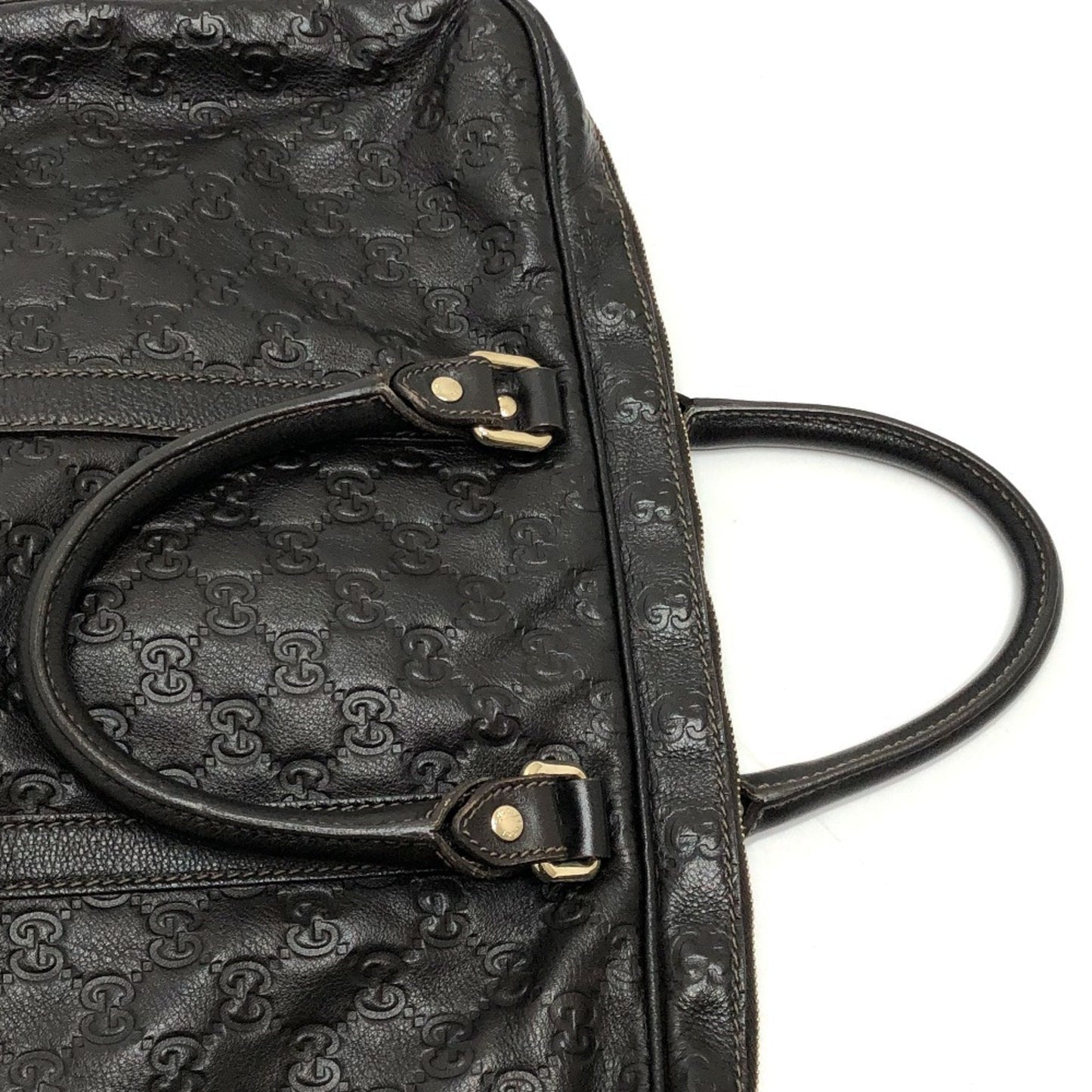 Gucci Brown Leather Briefcase Handbag