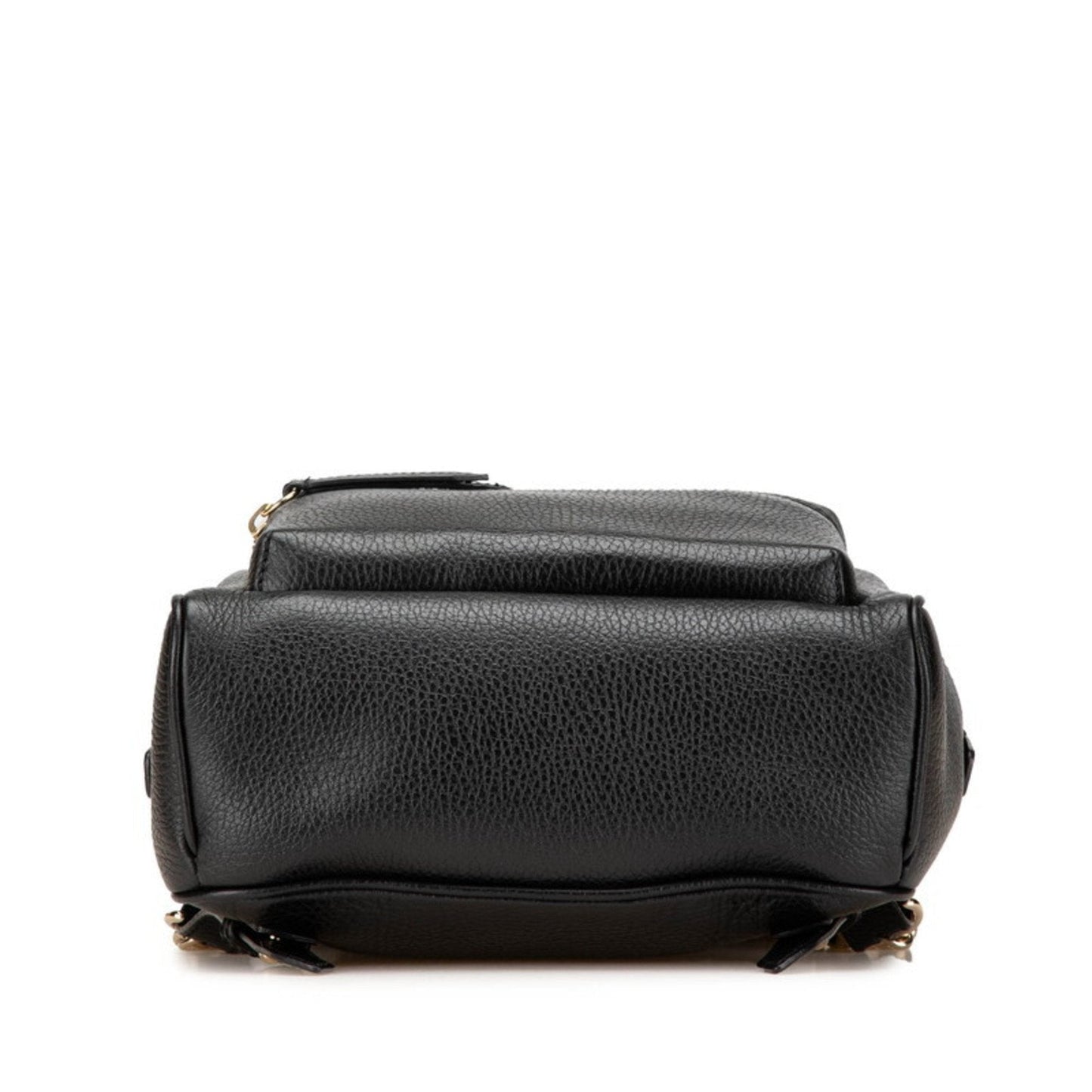 Gucci Black Leather Backpack