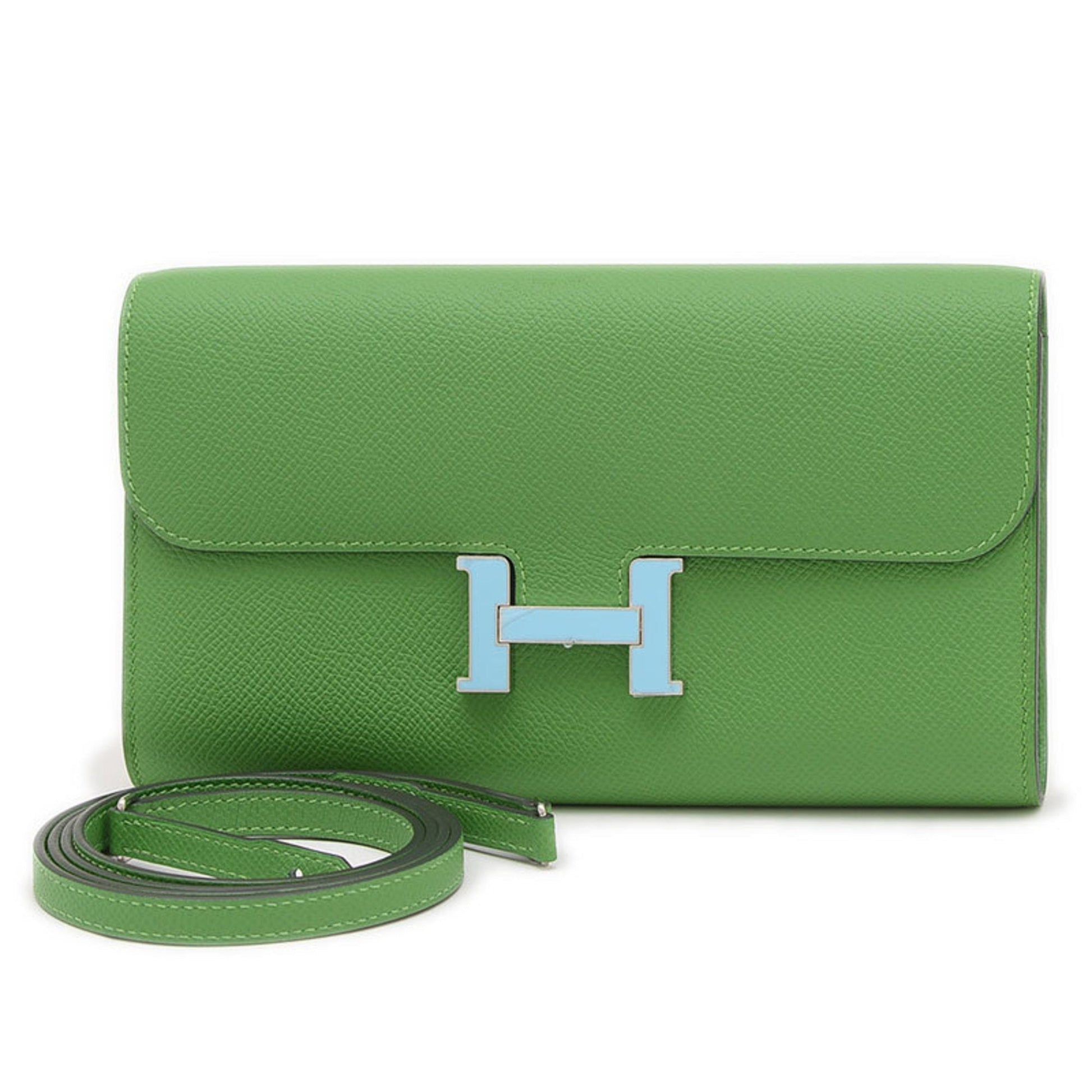 Hermes Epsom Shoulder Bag Leather Shoulder Bag 3