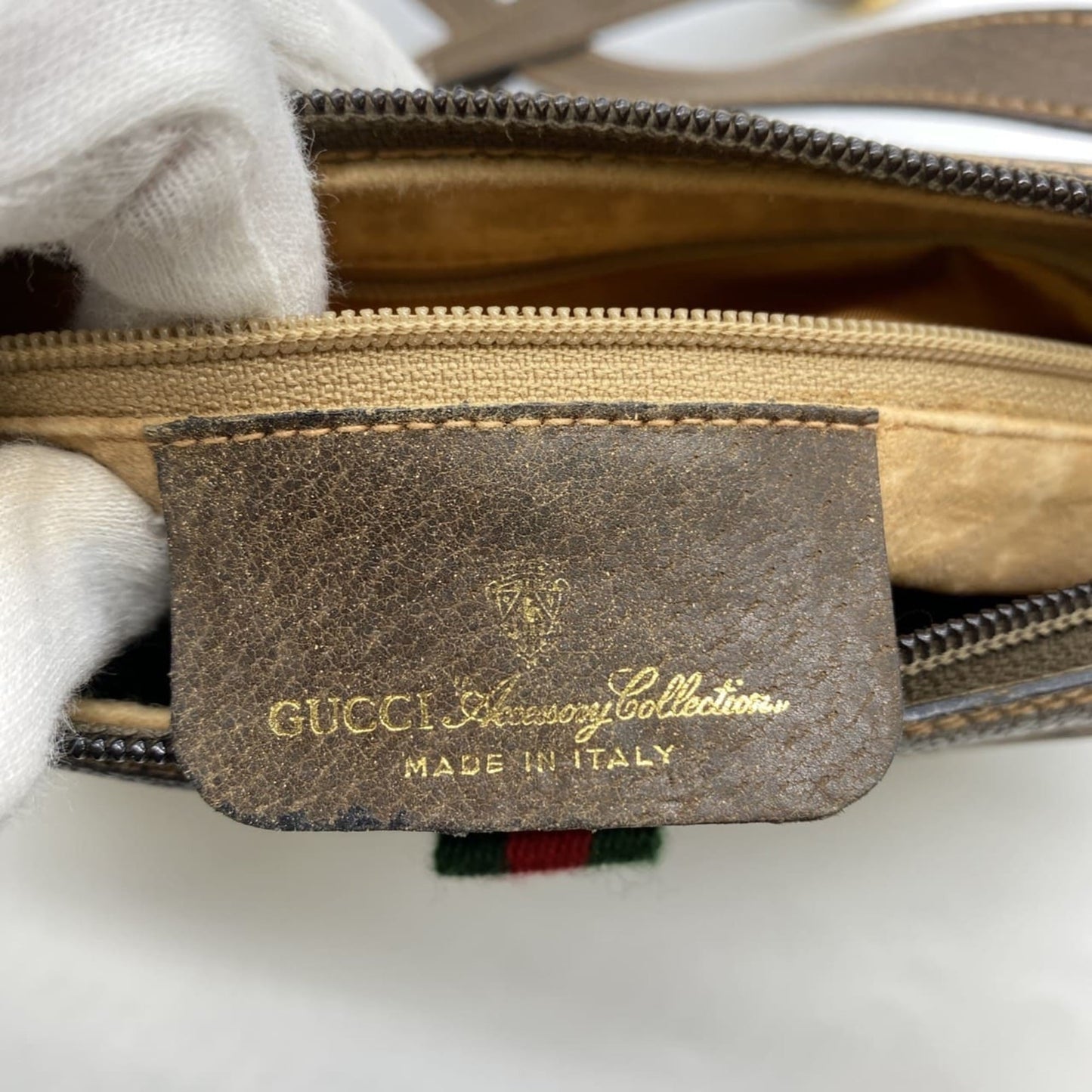 Gucci Sherry Line Beige Gg Supreme Shoulder Bag