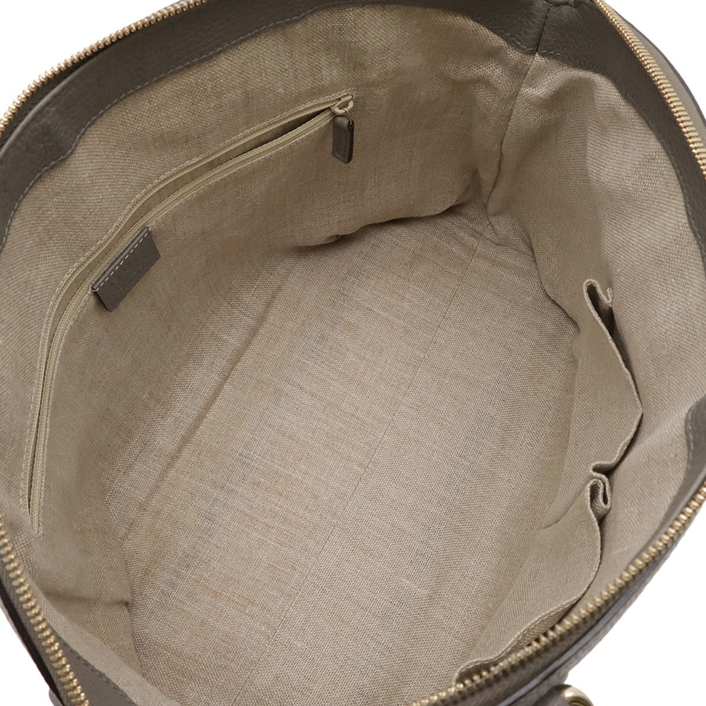 Gucci Gray Leather Handbag Shoulder Bag