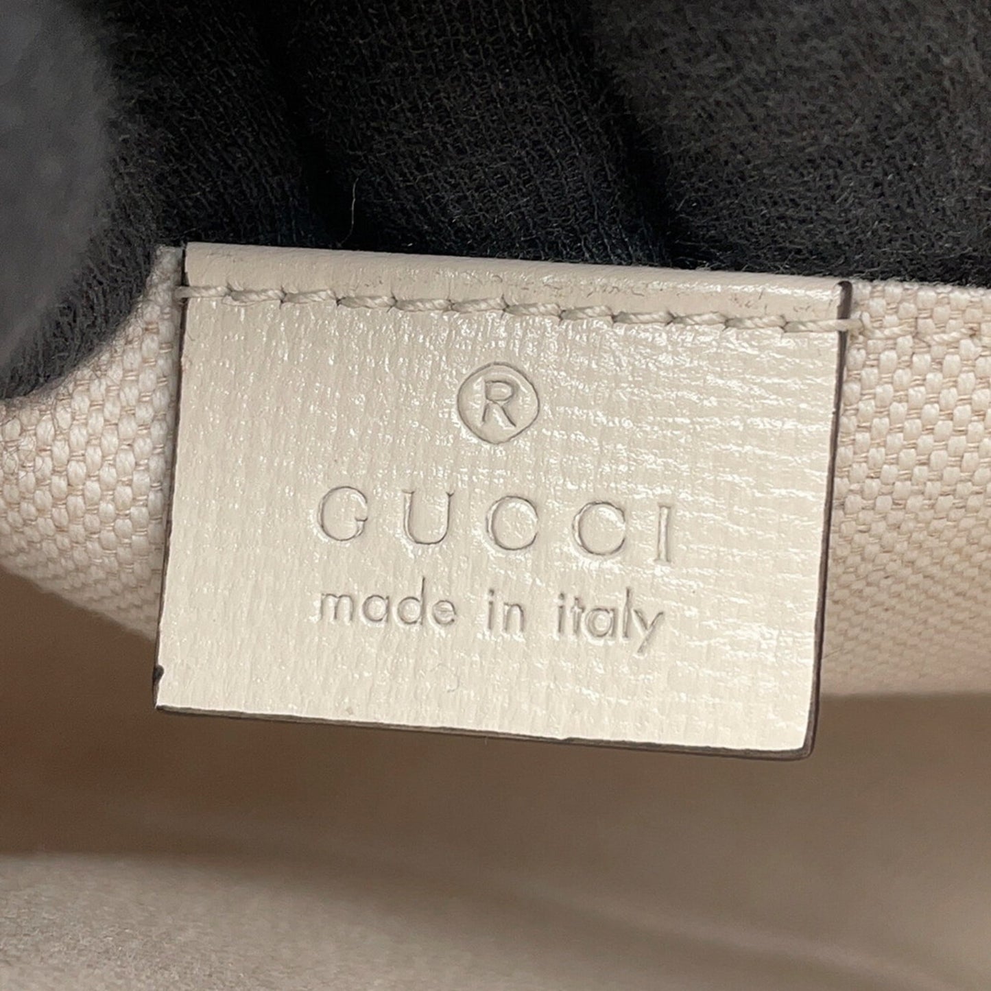 Gucci Horsebit Beige Ivory Gg Supreme Leather Handbag Shoulder Bag