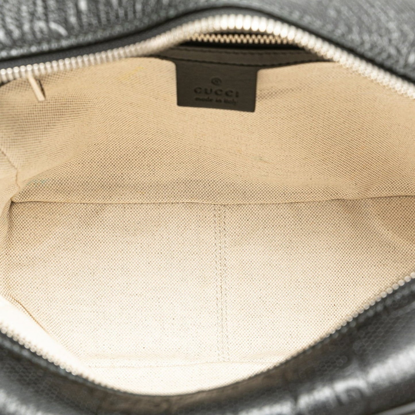 Gucci Black Leather Shoulder Bag