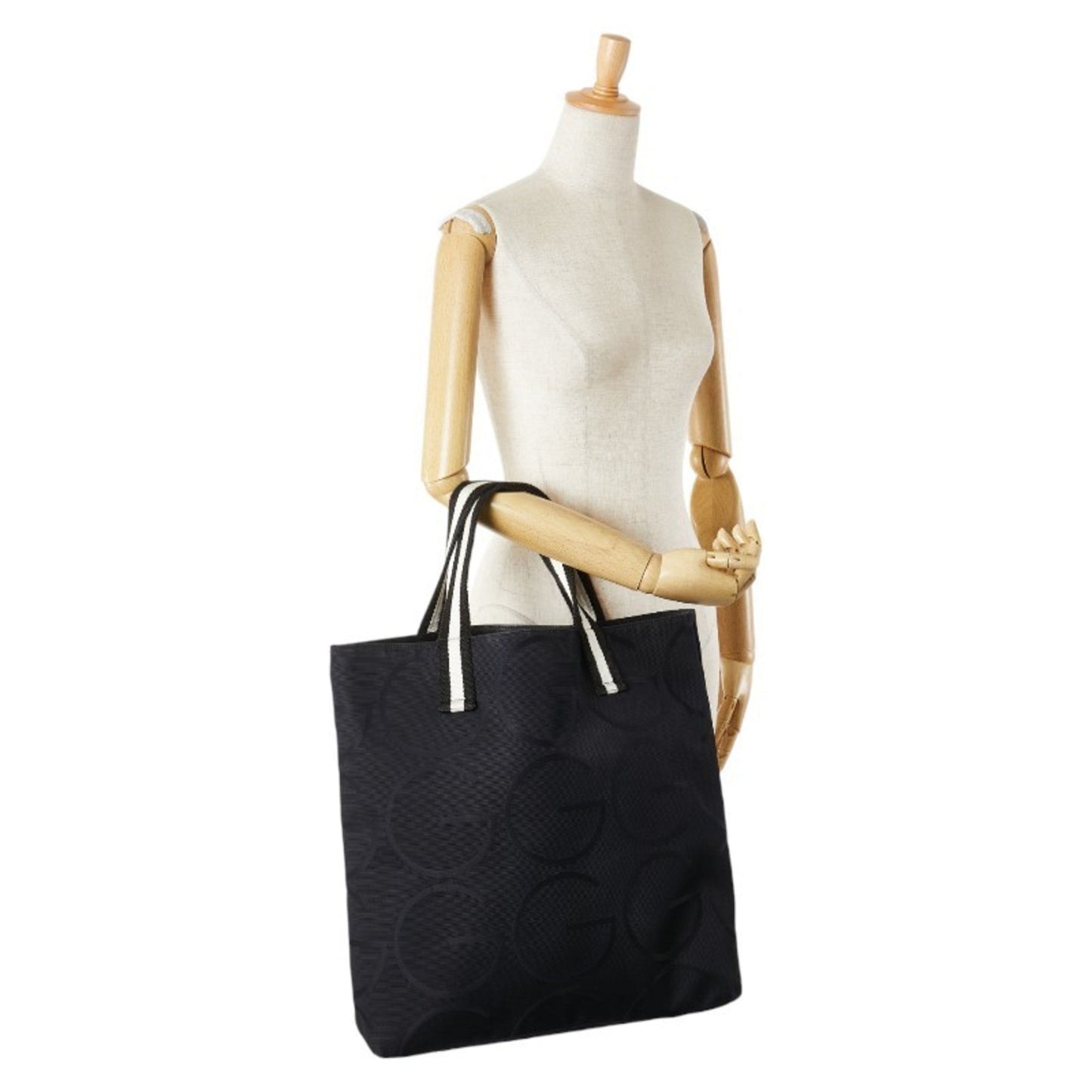 Gucci Black Canvas Tote Bag