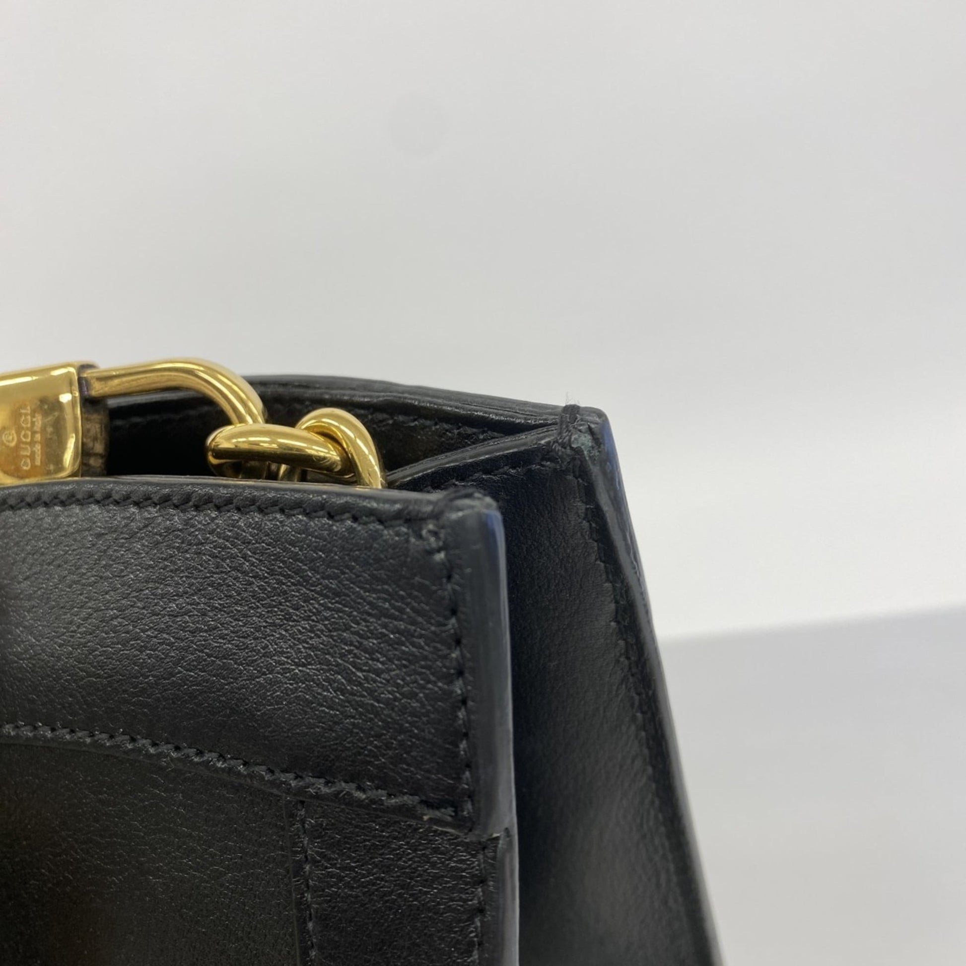 Gucci Black Leather Handbag