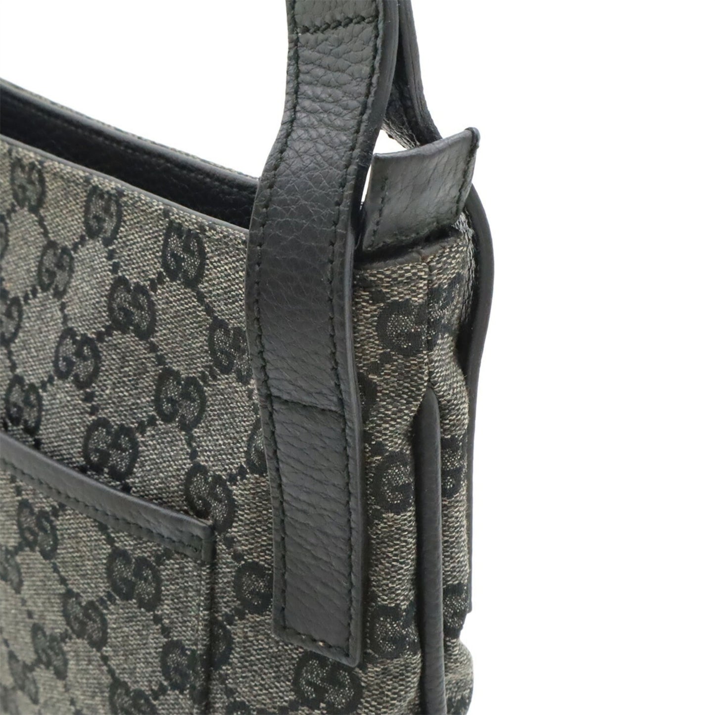 Gucci Dark Gray Gg Canvas Shoulder Bag