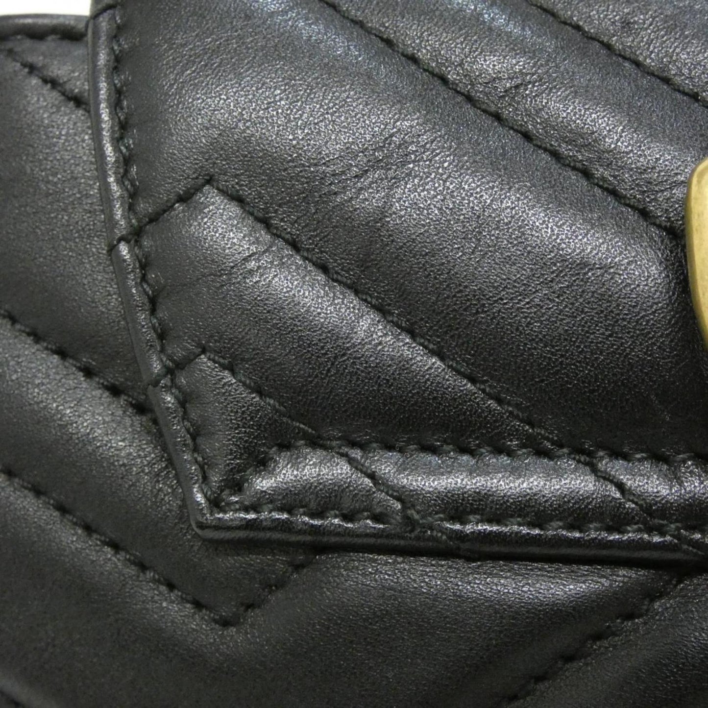 Gucci Black Leather Backpack
