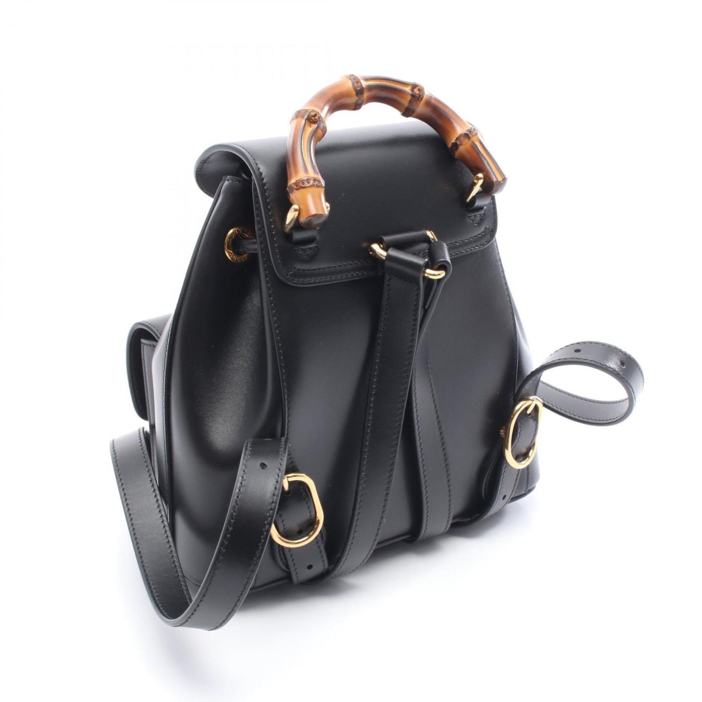 Gucci Black Leather Backpack