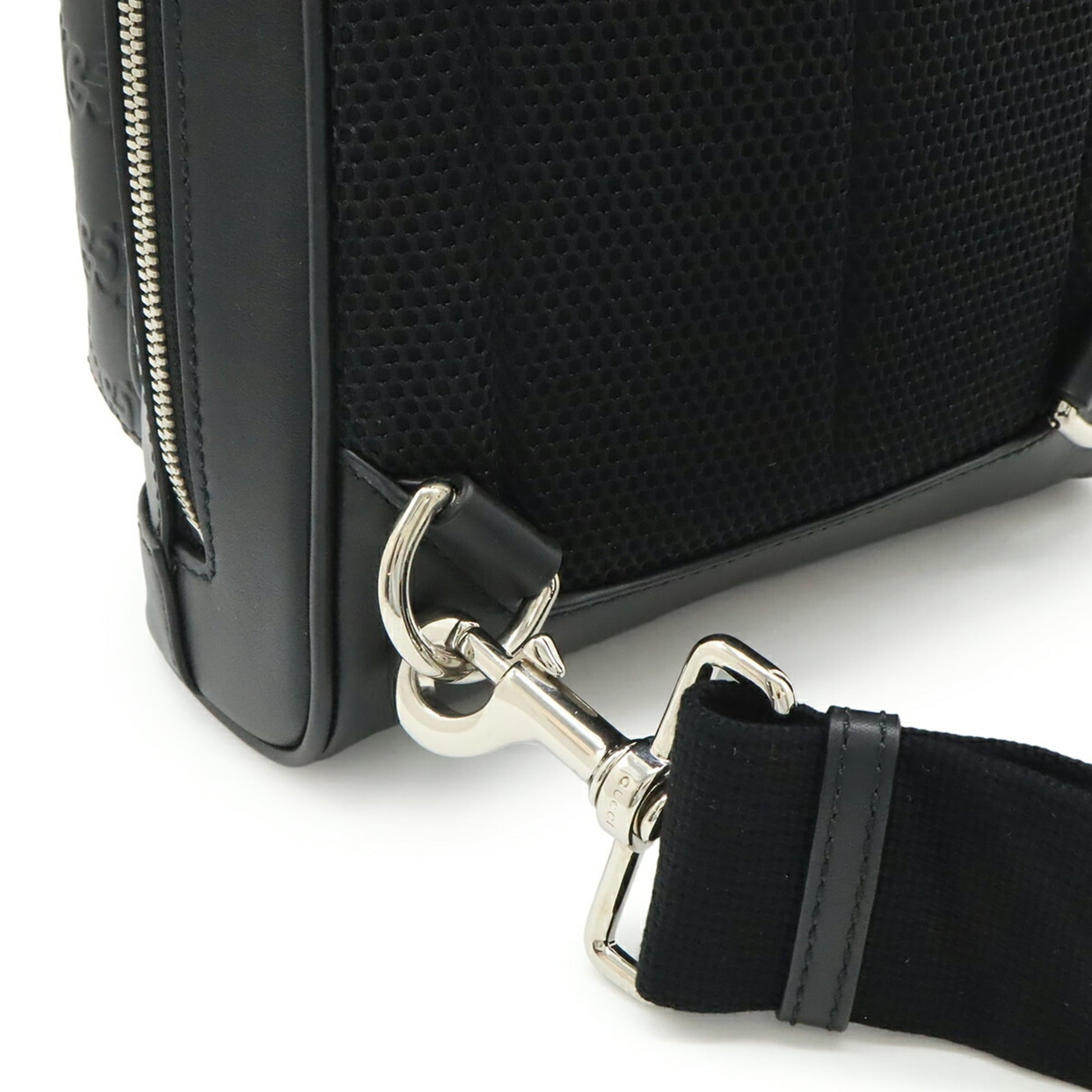 Gucci Black Leather Shoulder Bag